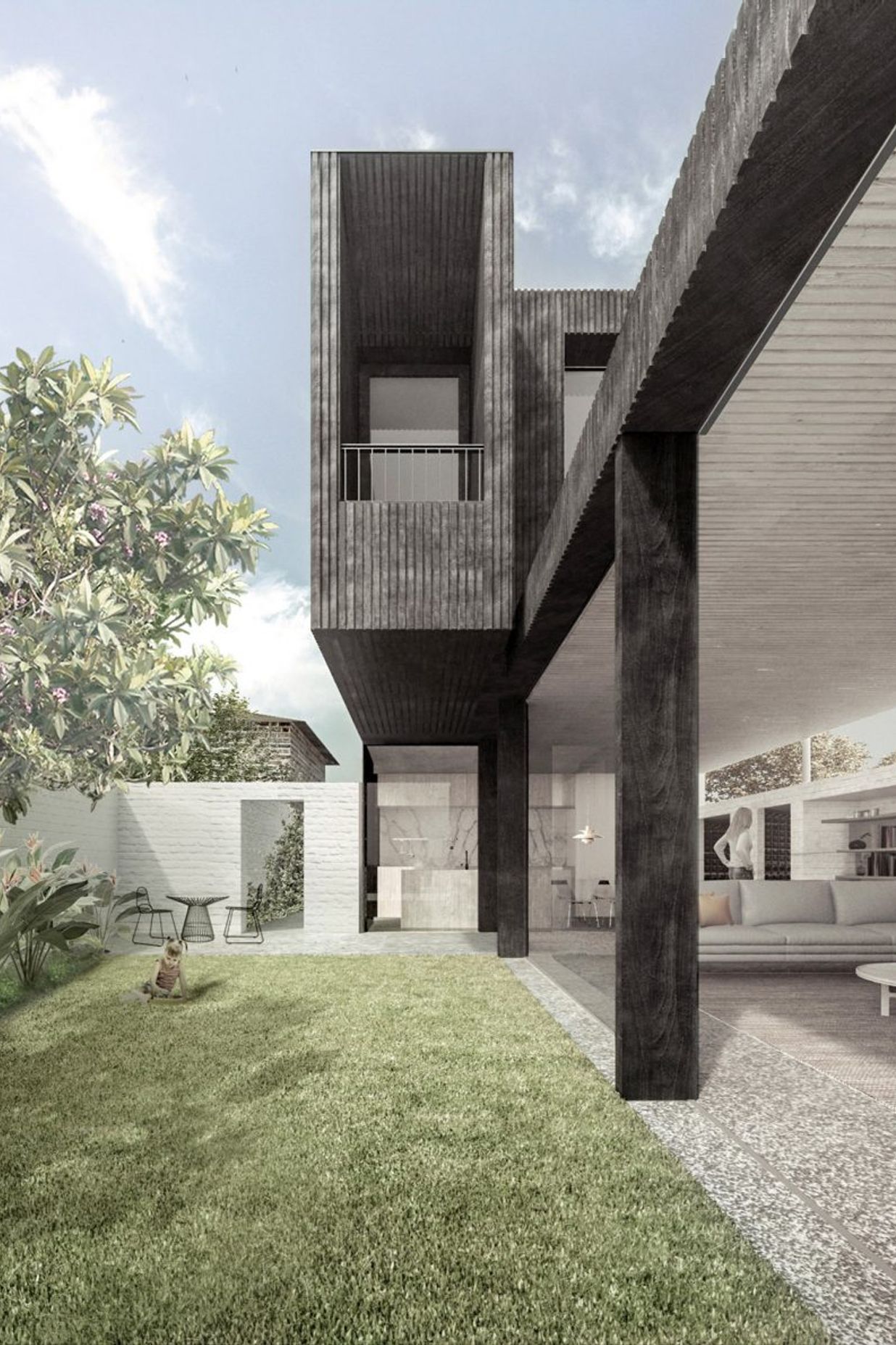 BORROWED GARDEN HOUSE