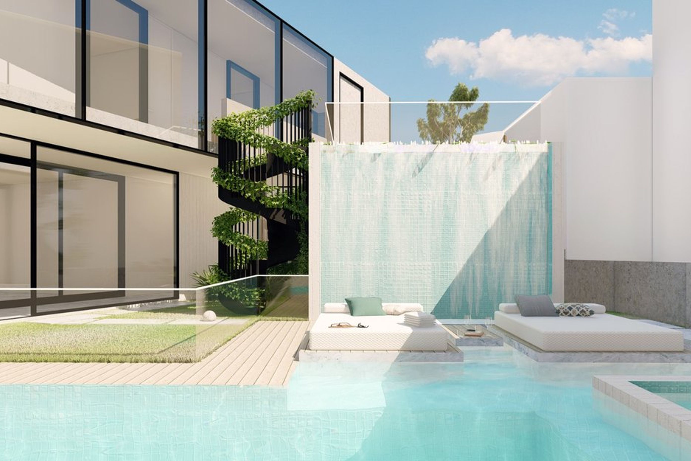 Waterfall House