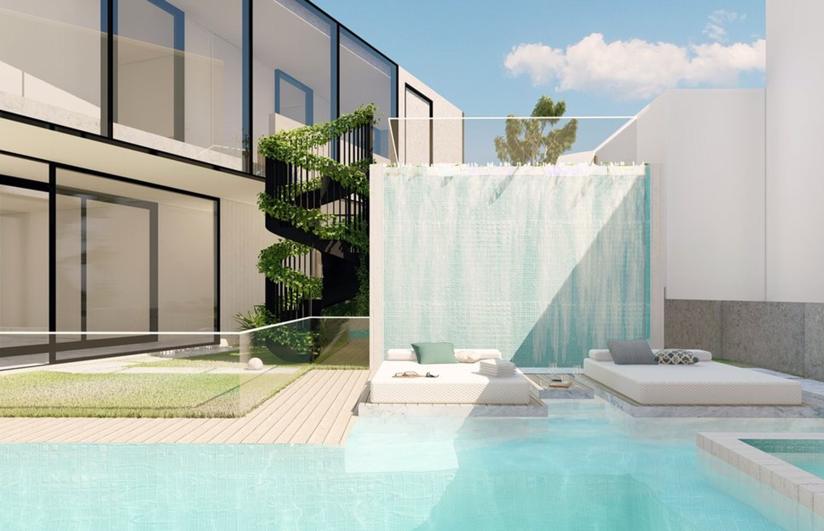 Waterfall House