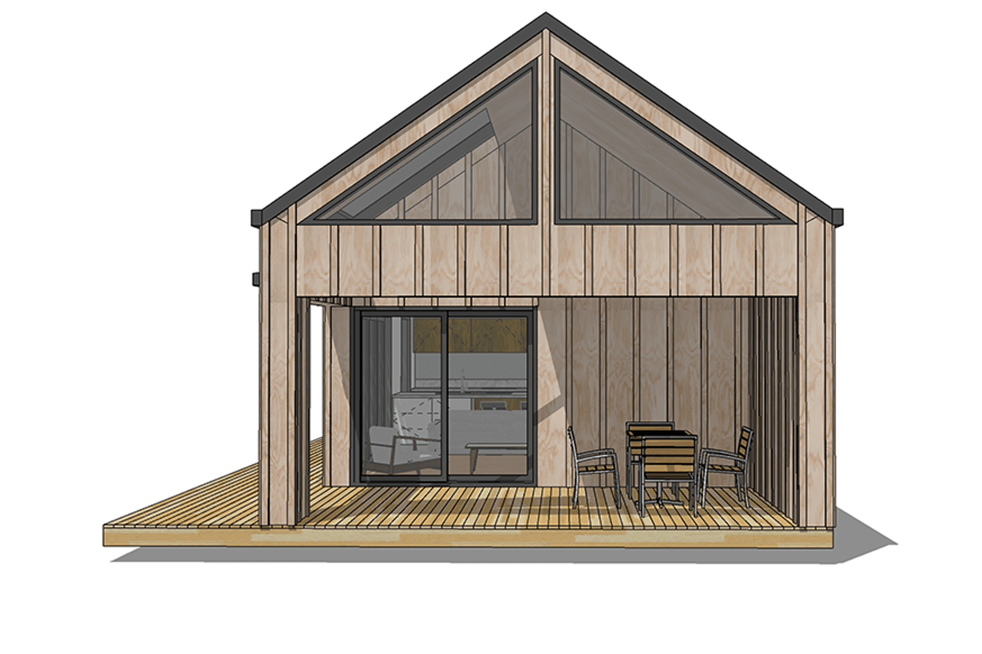 West roof extension