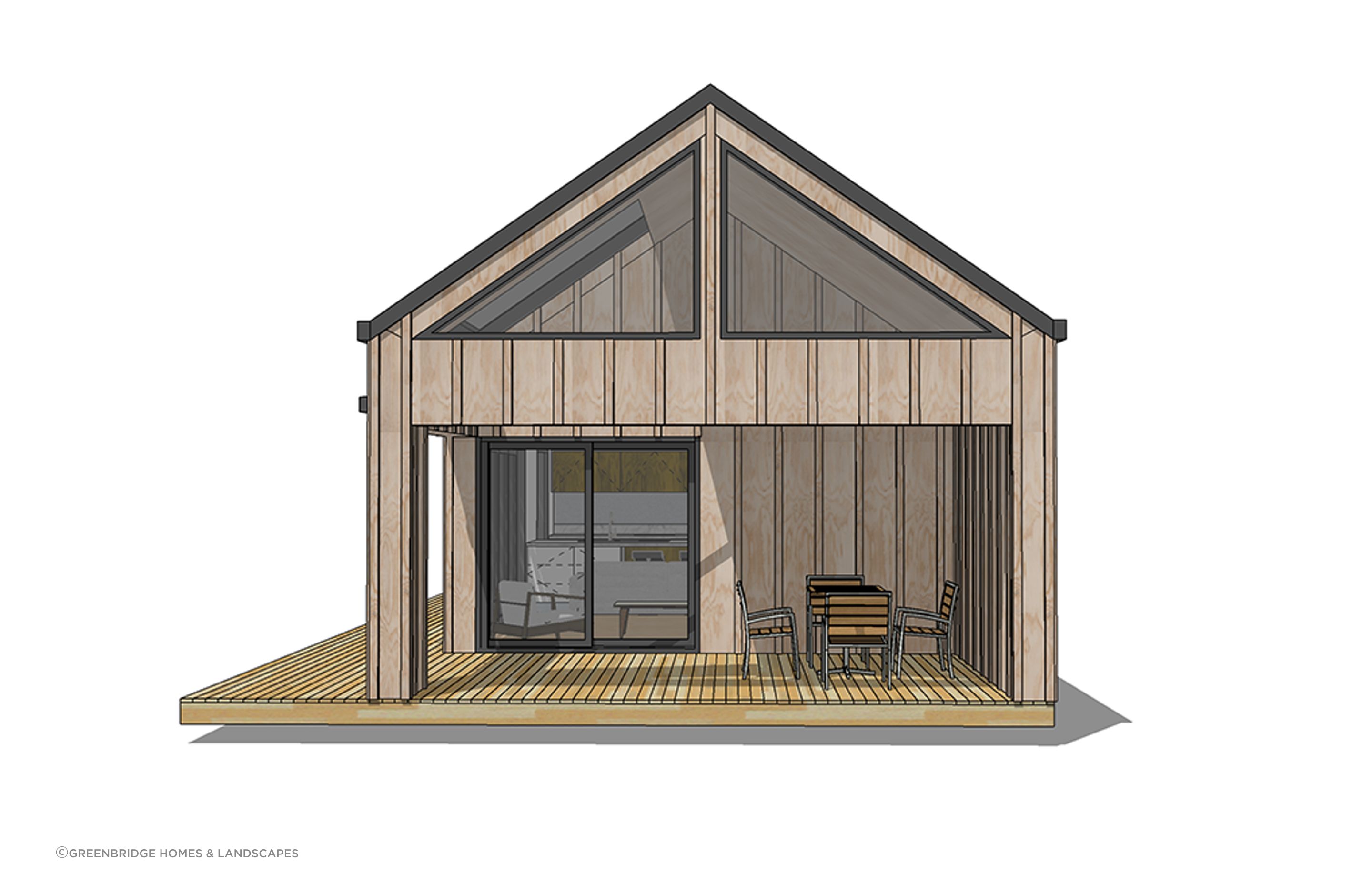 West roof extension
