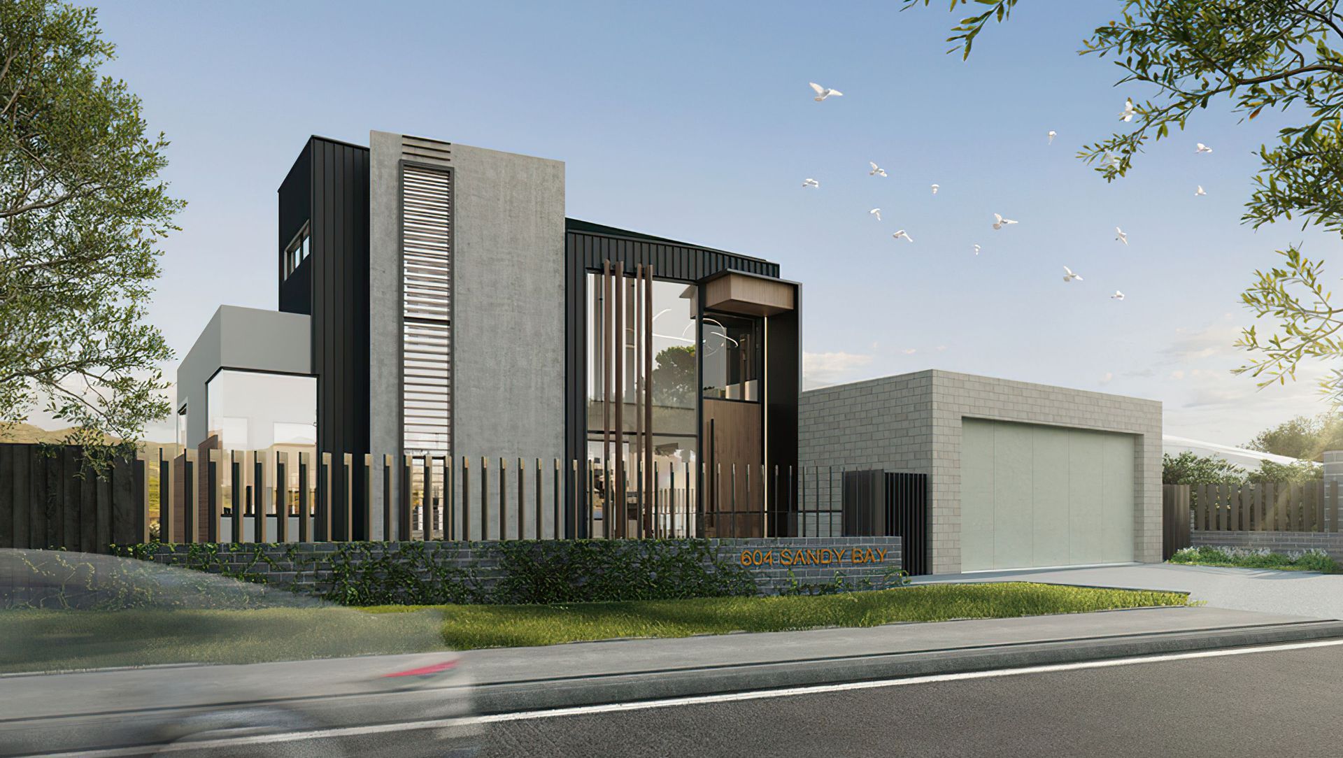 Sandy Bay Road banner