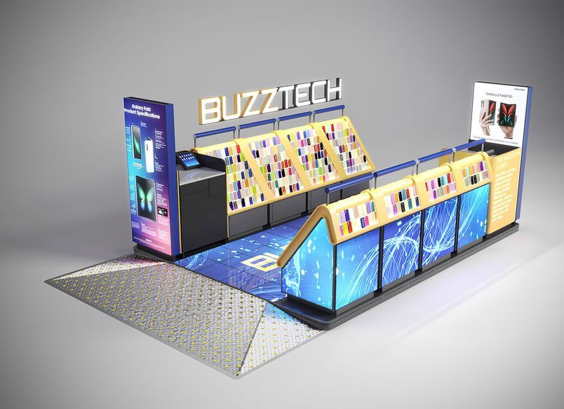 Buzztech, Kiosk Design
