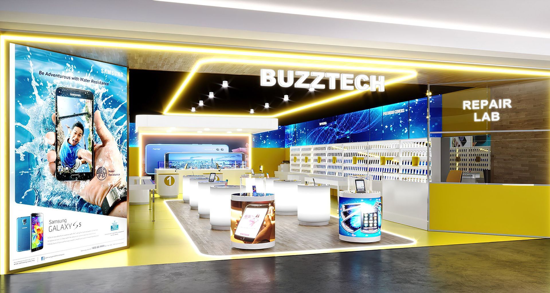 Buzztech, Interior Design banner