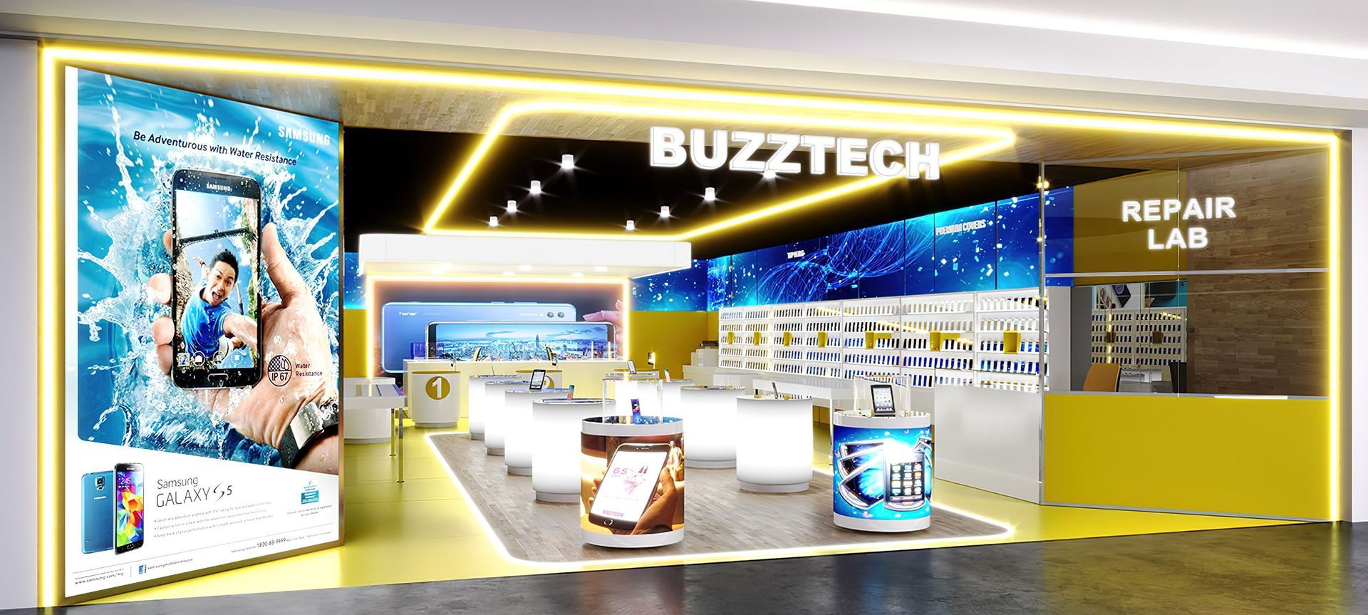 Buzztech, Interior Design banner