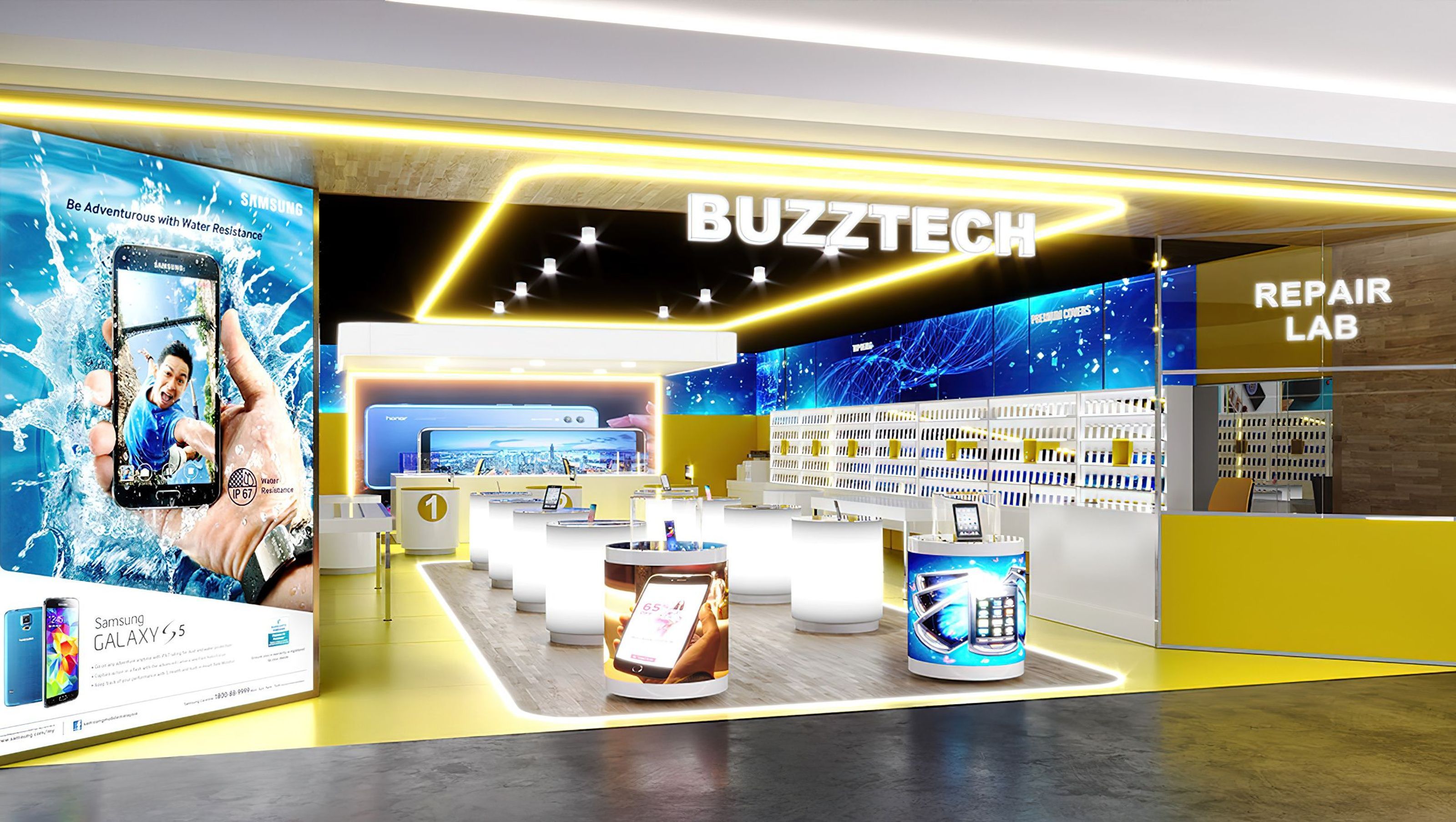 Buzztech, Interior Design