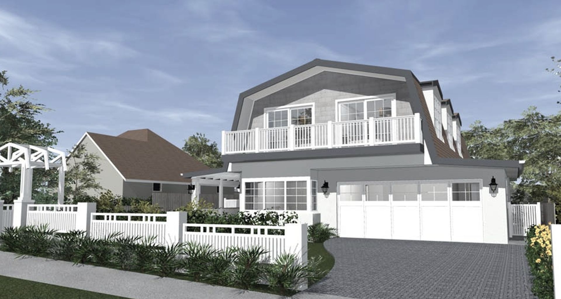Gambrel House banner