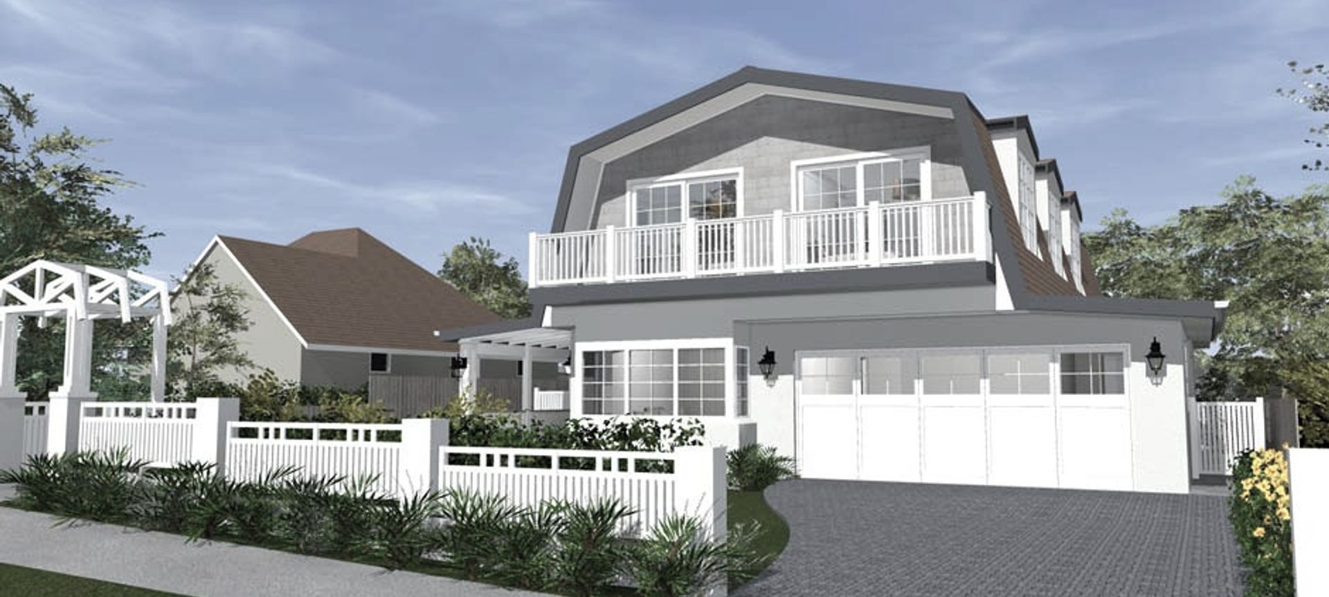 Gambrel House banner