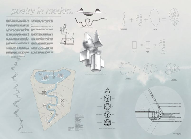 "Poetry In Motion"; Pavilosta Bee Breeders Architecture Competition