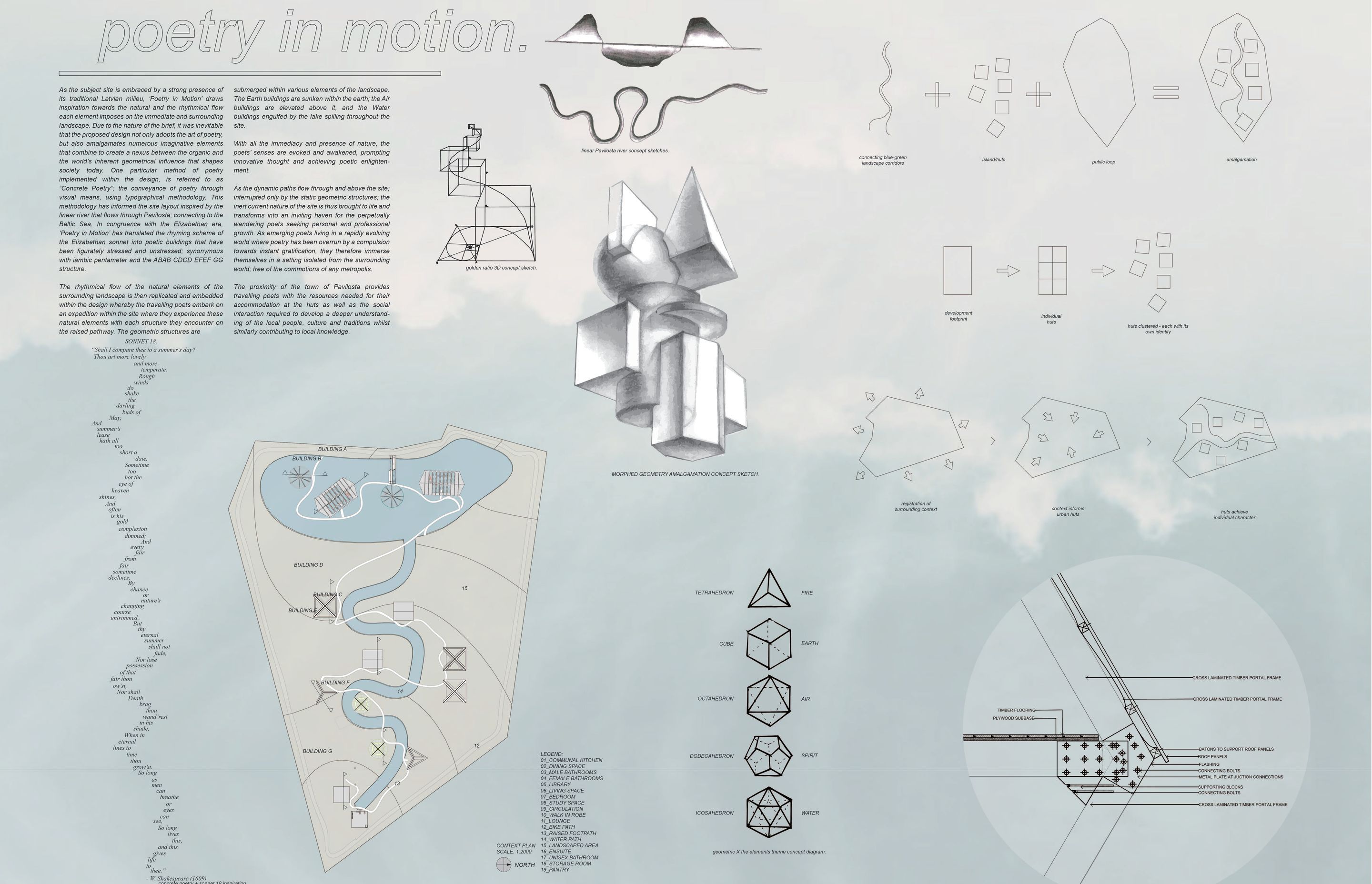 "Poetry In Motion"; Pavilosta Bee Breeders Architecture Competition