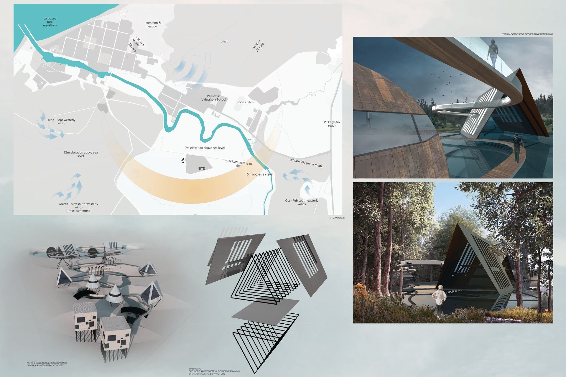 "Poetry In Motion"; Pavilosta Bee Breeders Architecture Competition