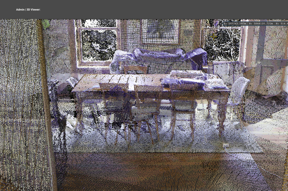 3D Tripod Point Cloud – Interior
