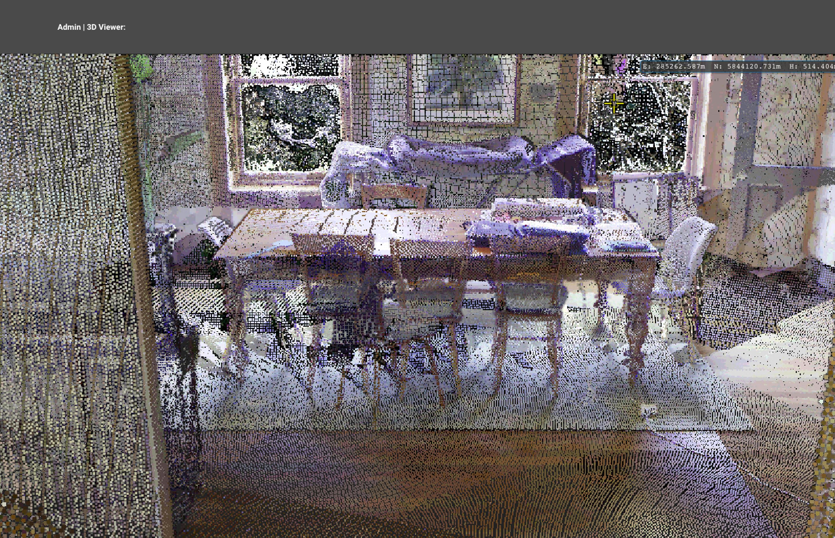 3D Tripod Point Cloud – Interior