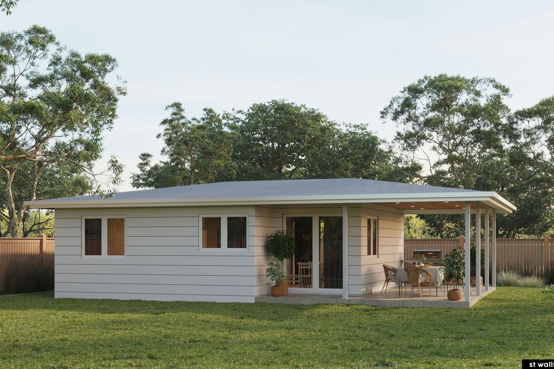 Granny Flat 3D Renders