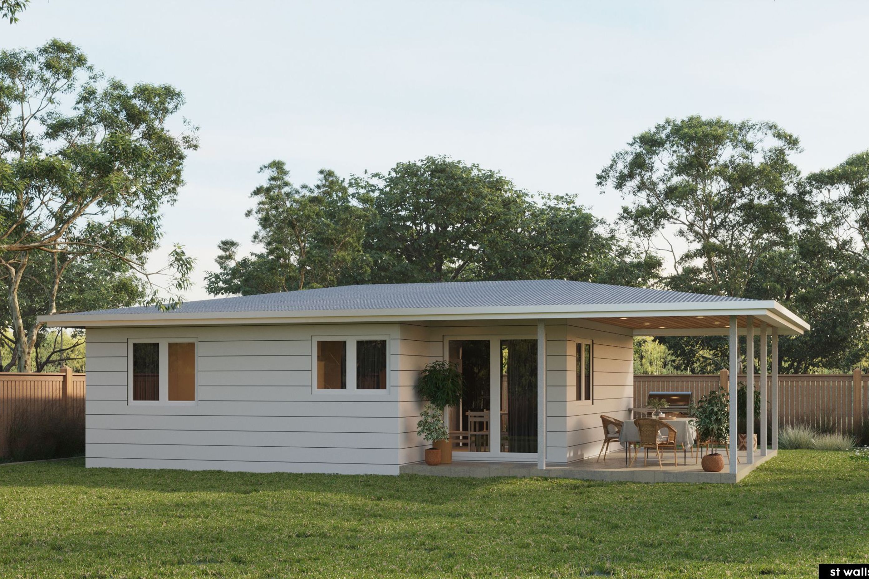 Granny Flat 3D Renders 