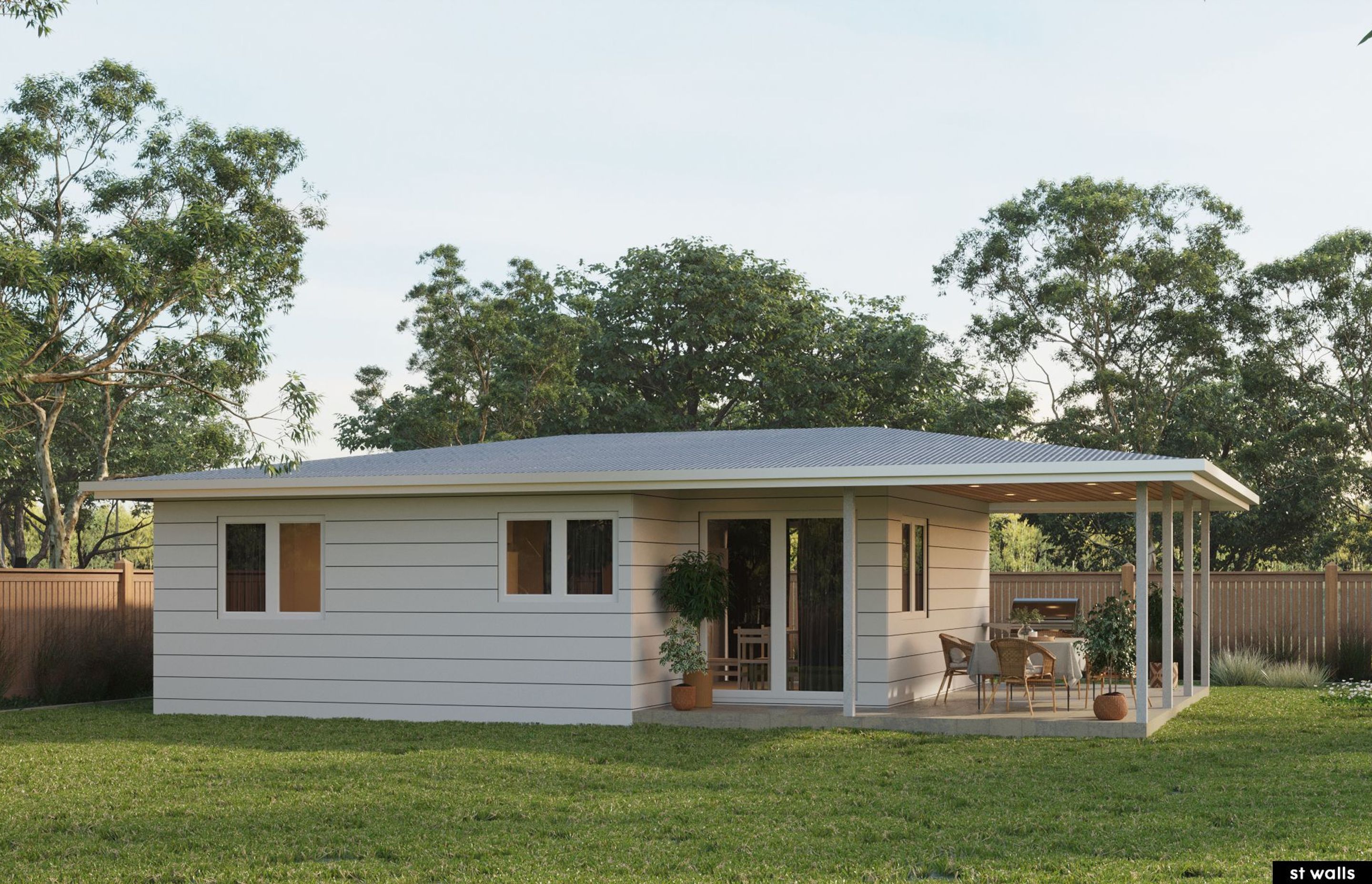 Granny Flat 3D Renders 