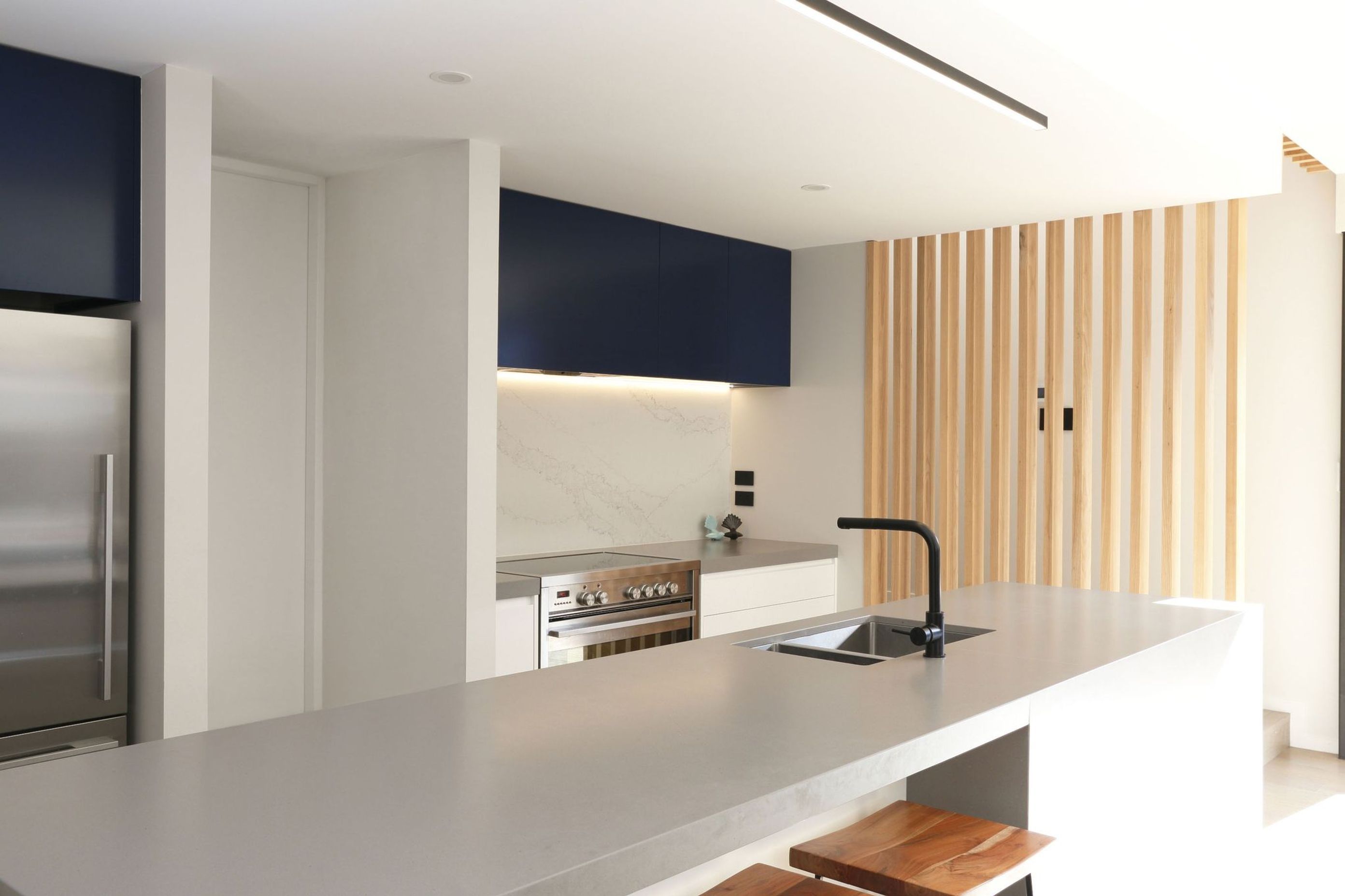 Marble splashback