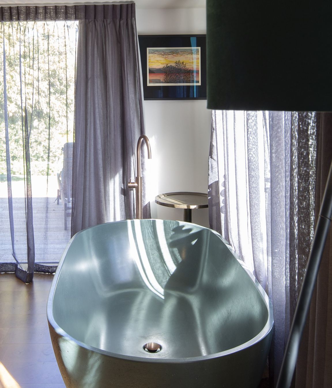 Plumbline Arc Bath Bathed in Sunshine