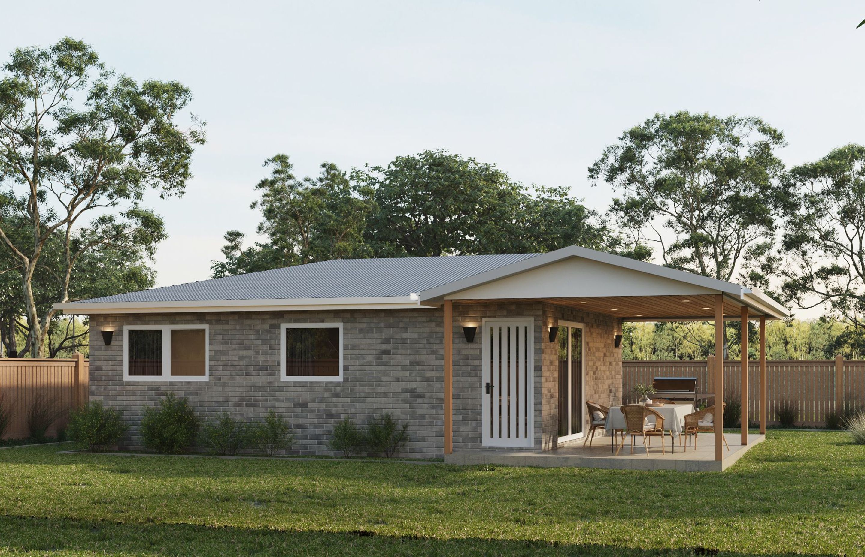 Granny Flat 3D Renders 