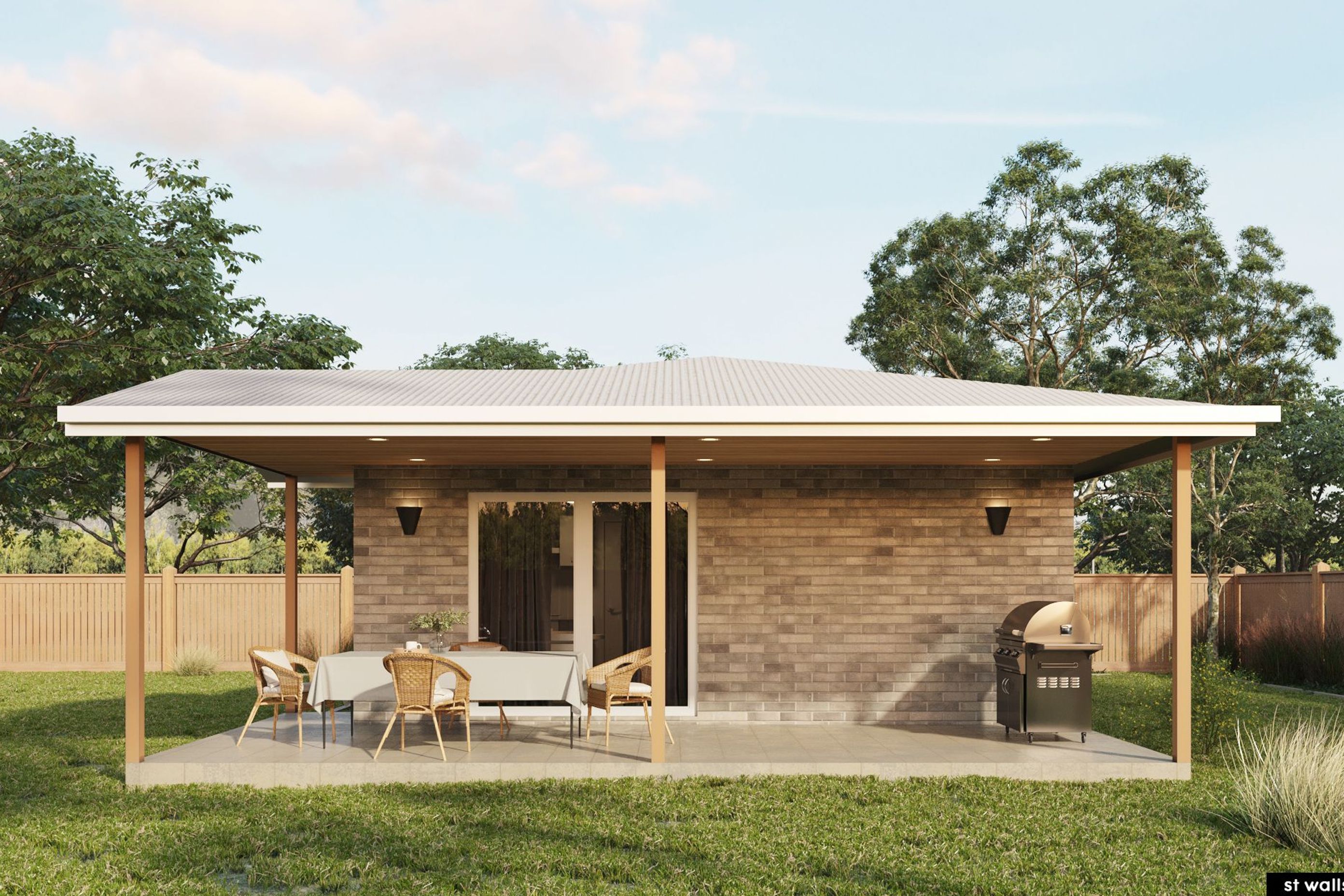 Granny Flat 3D Renders 