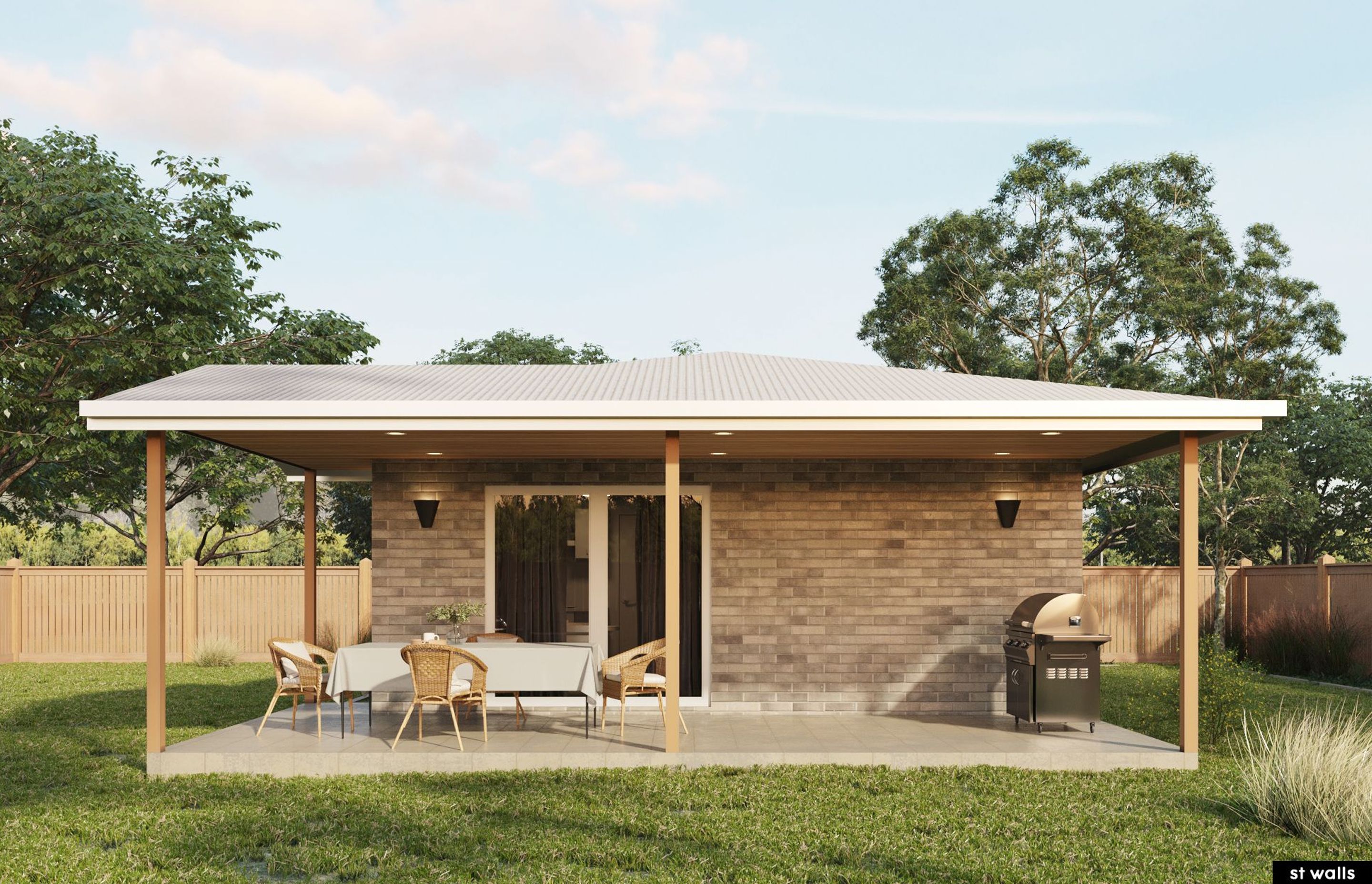 Granny Flat 3D Renders 