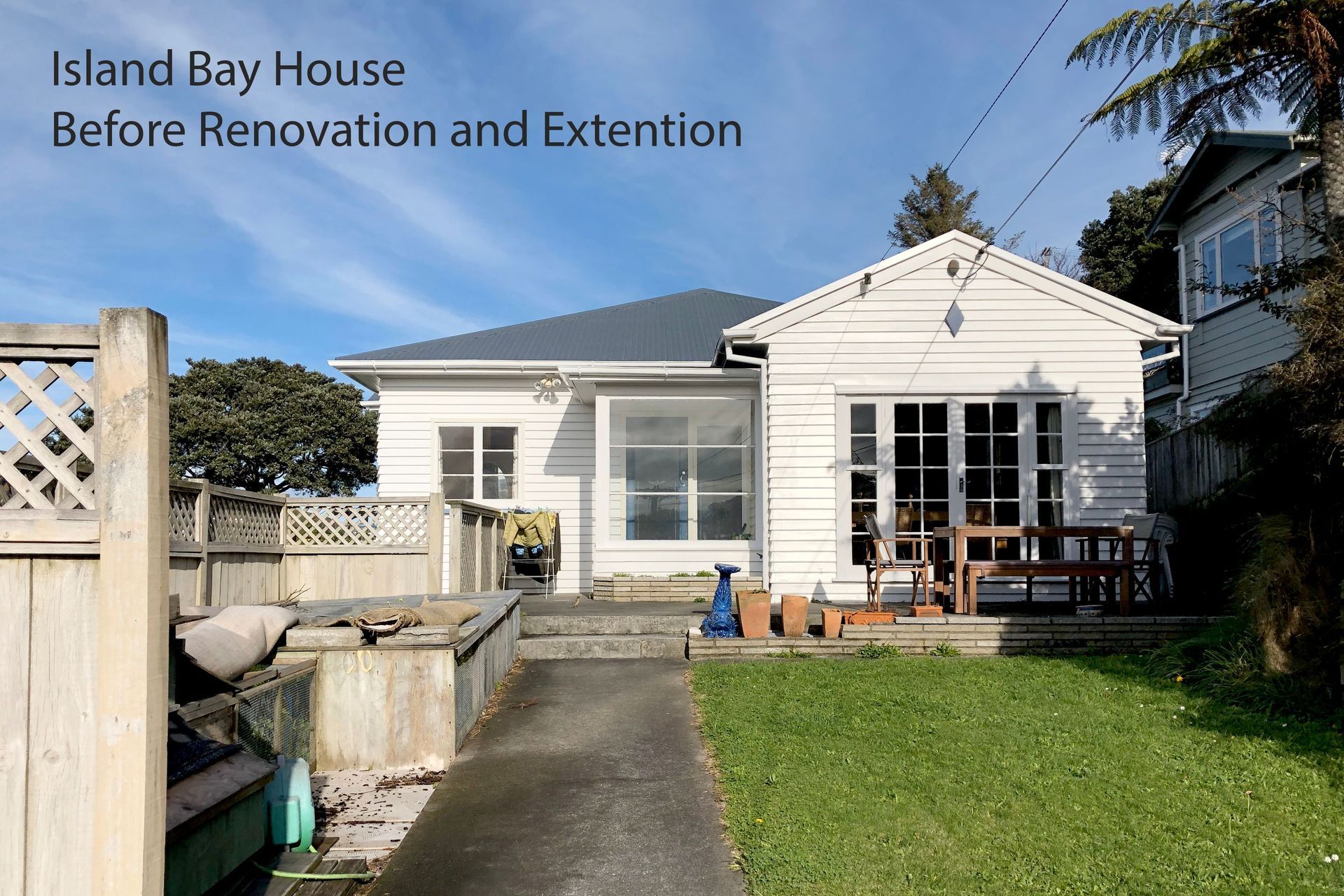 Island Bay Home Before Renovation and Extension