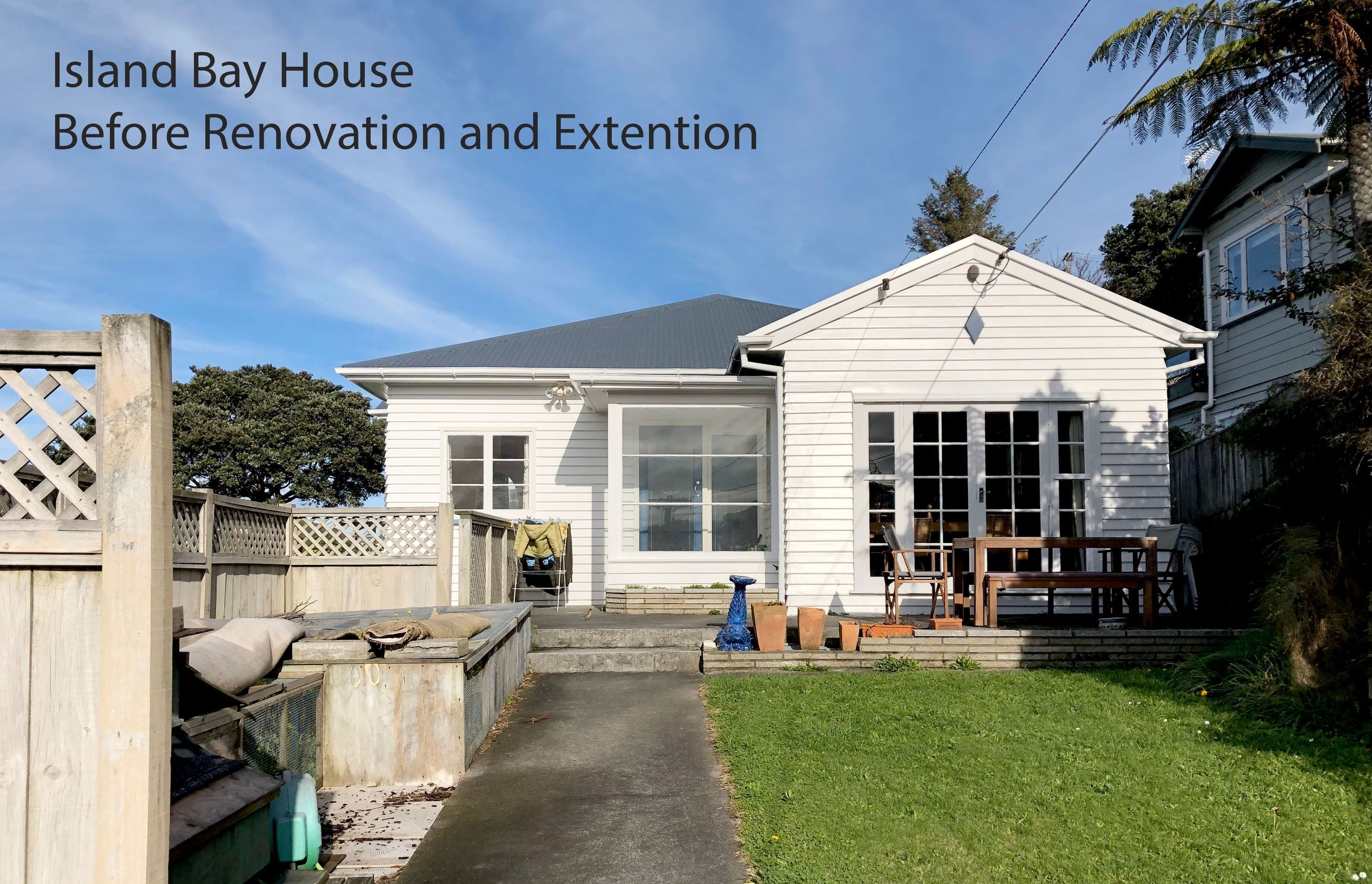 Island Bay Home Before Renovation and Extension