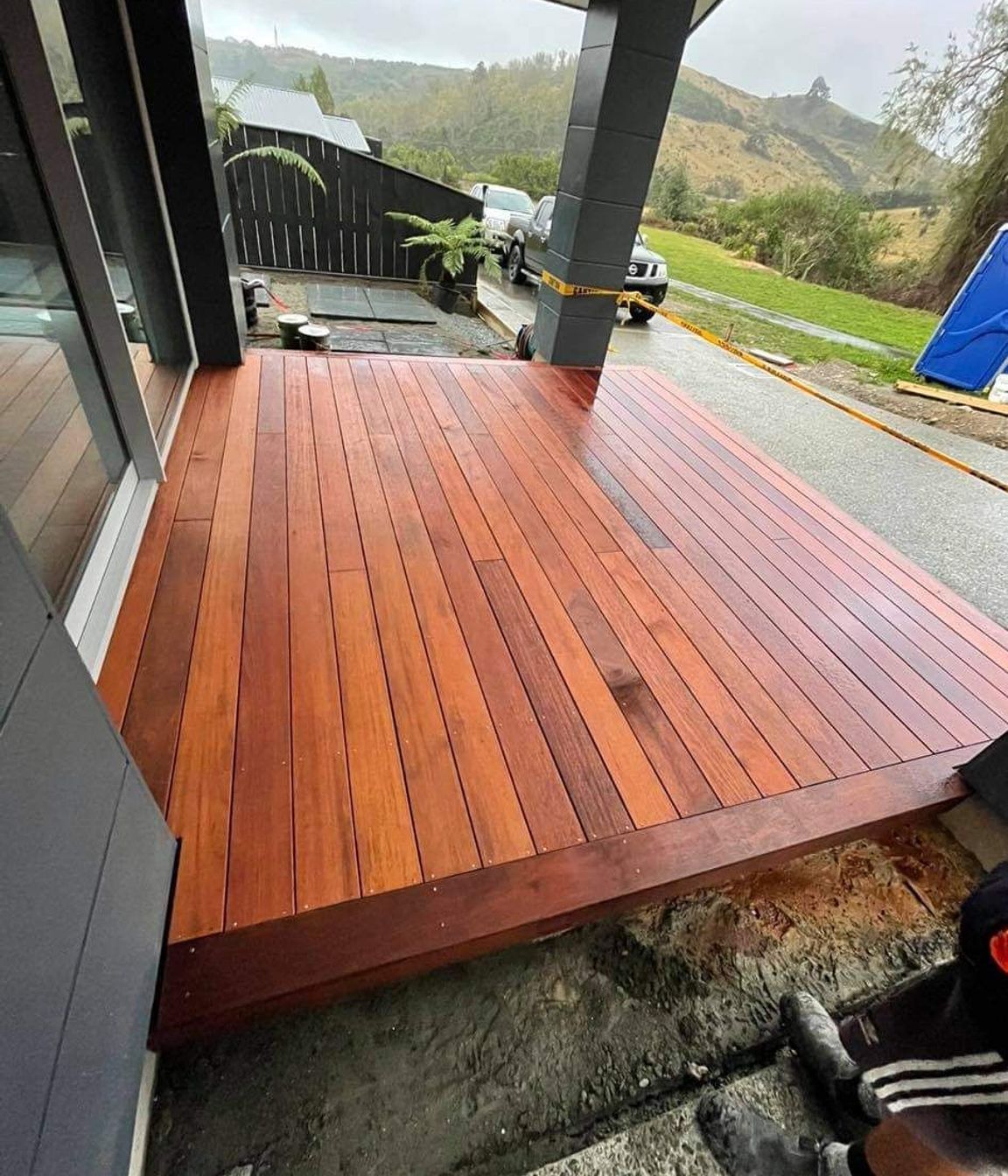 Kwila decking