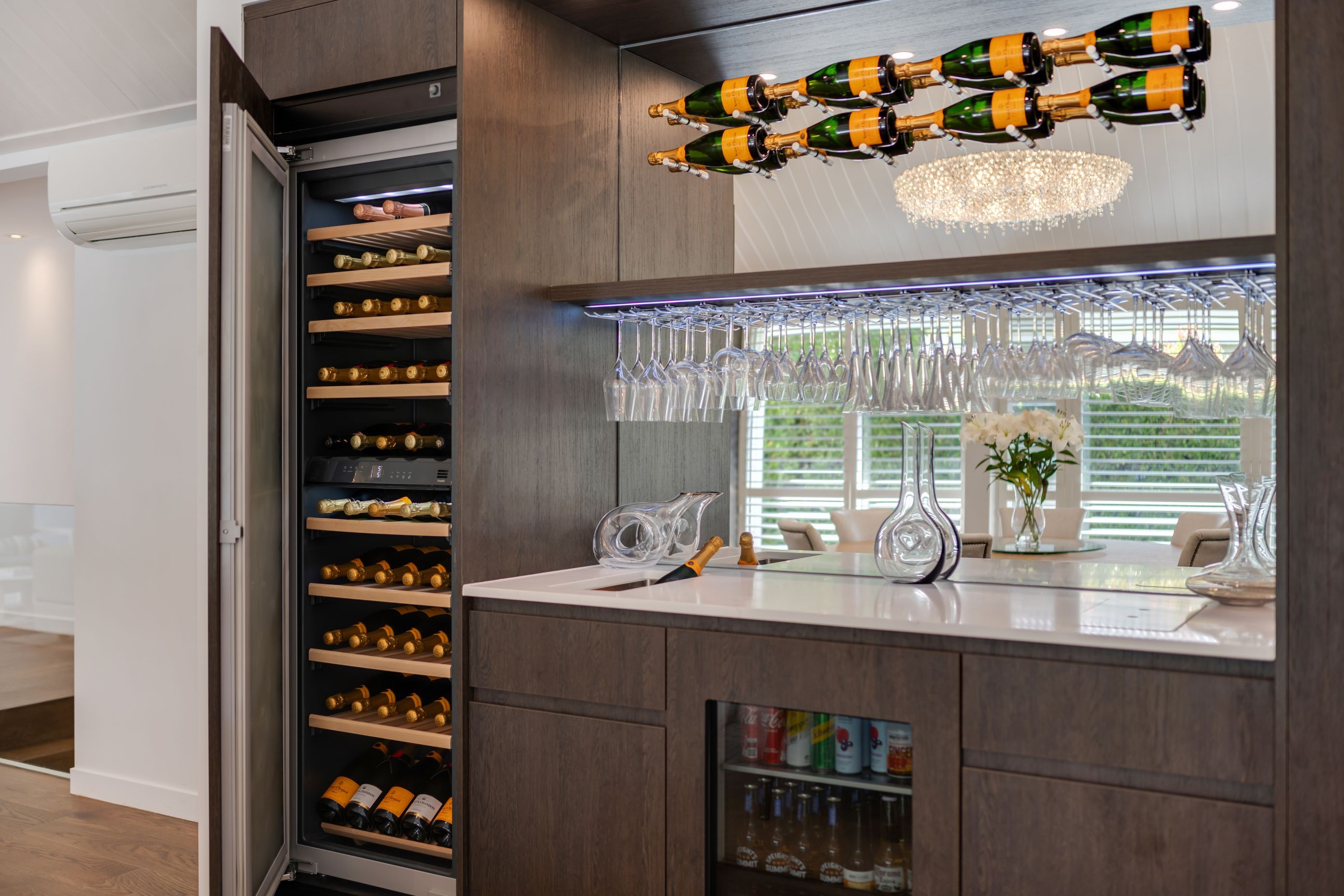 This project proves small spaces can have big impact. With the right finish and flow, even a tucked-away bar can be the highlight of the room.