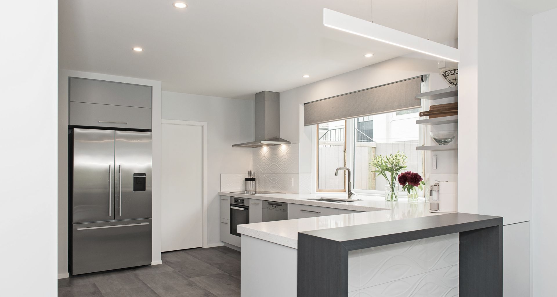 Modern sleek kitchen