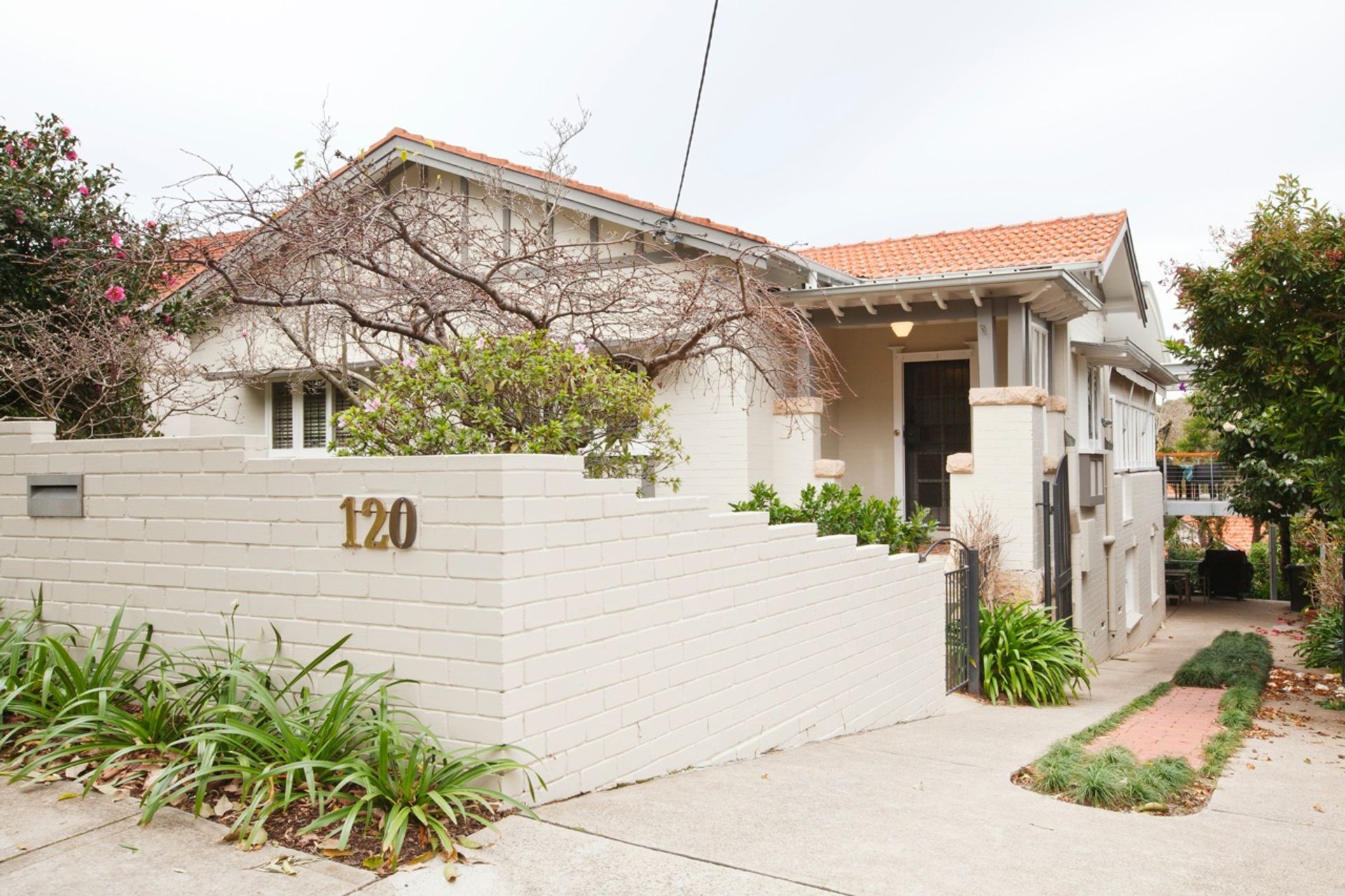Street view in a conservation area