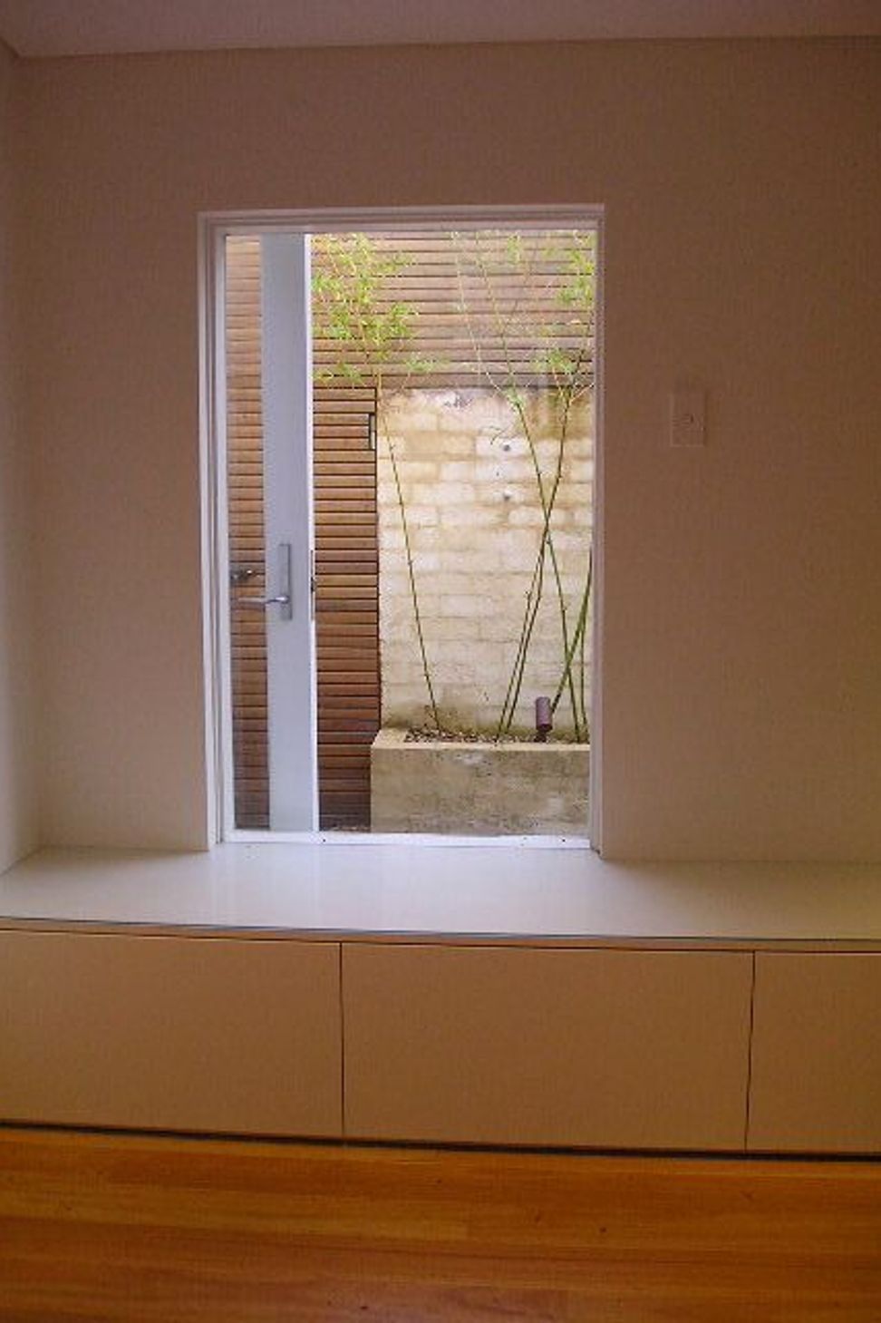 entry showing internal courtyard