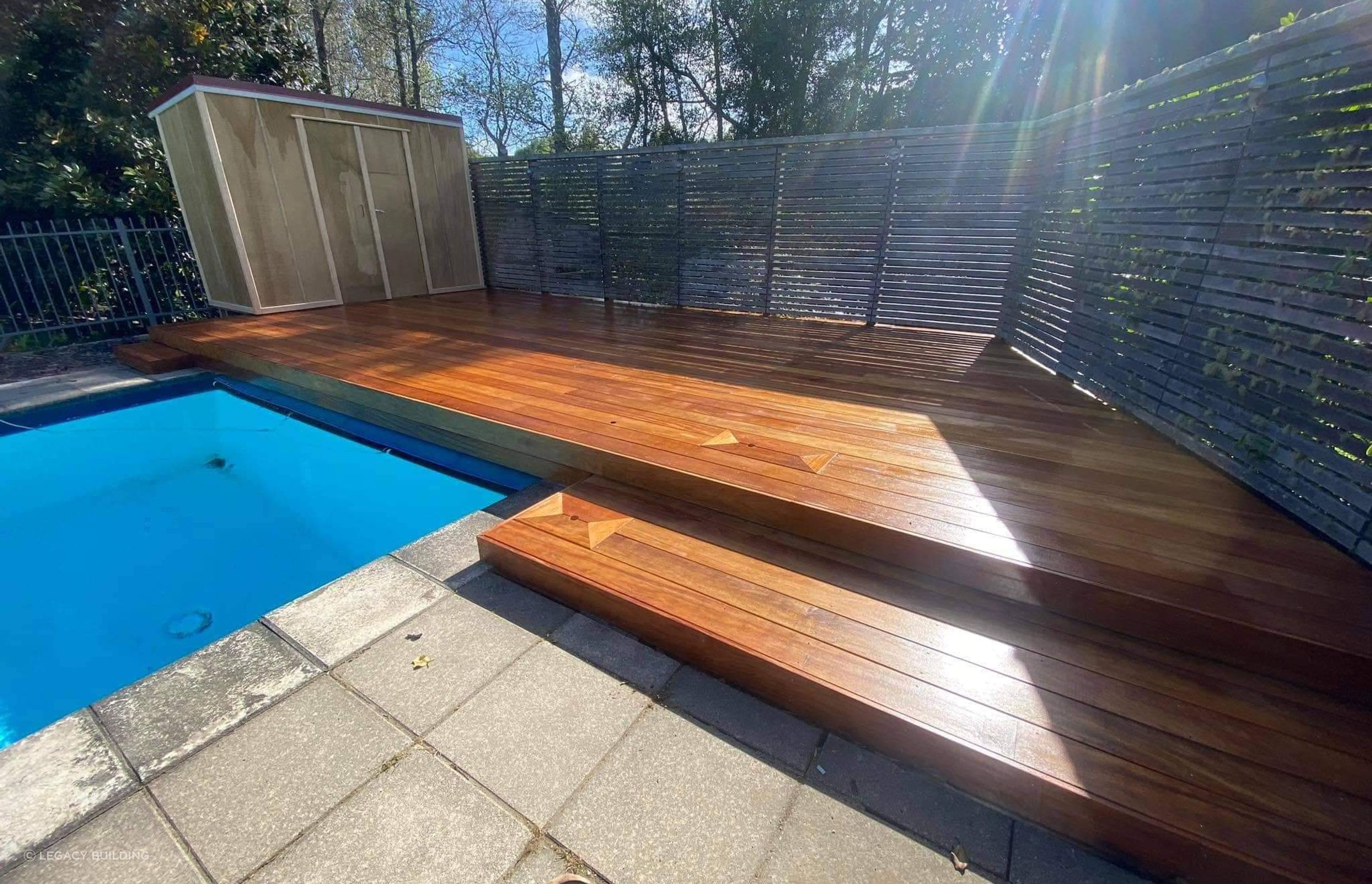 Garapa Pool Deck