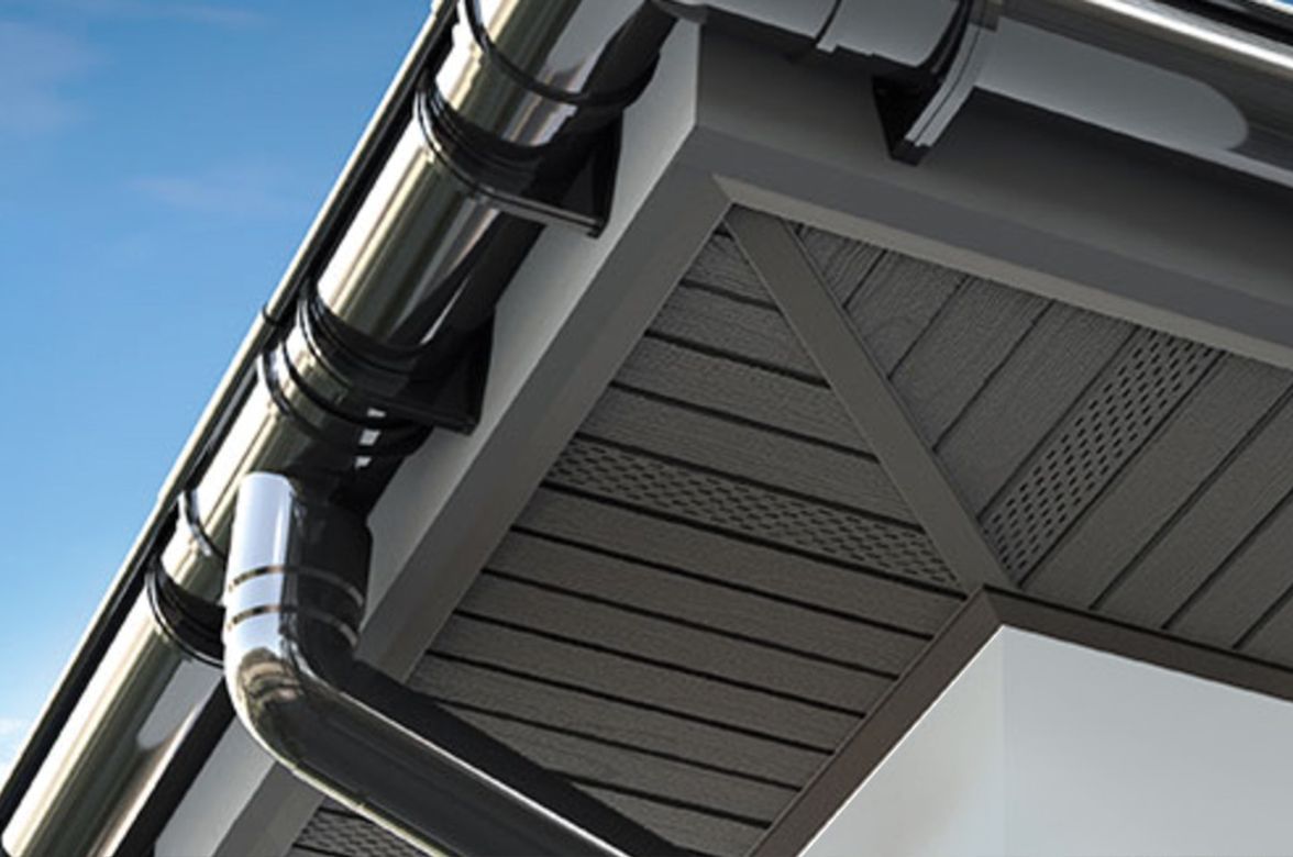 Beautifully designed soffit with ACwow factor!