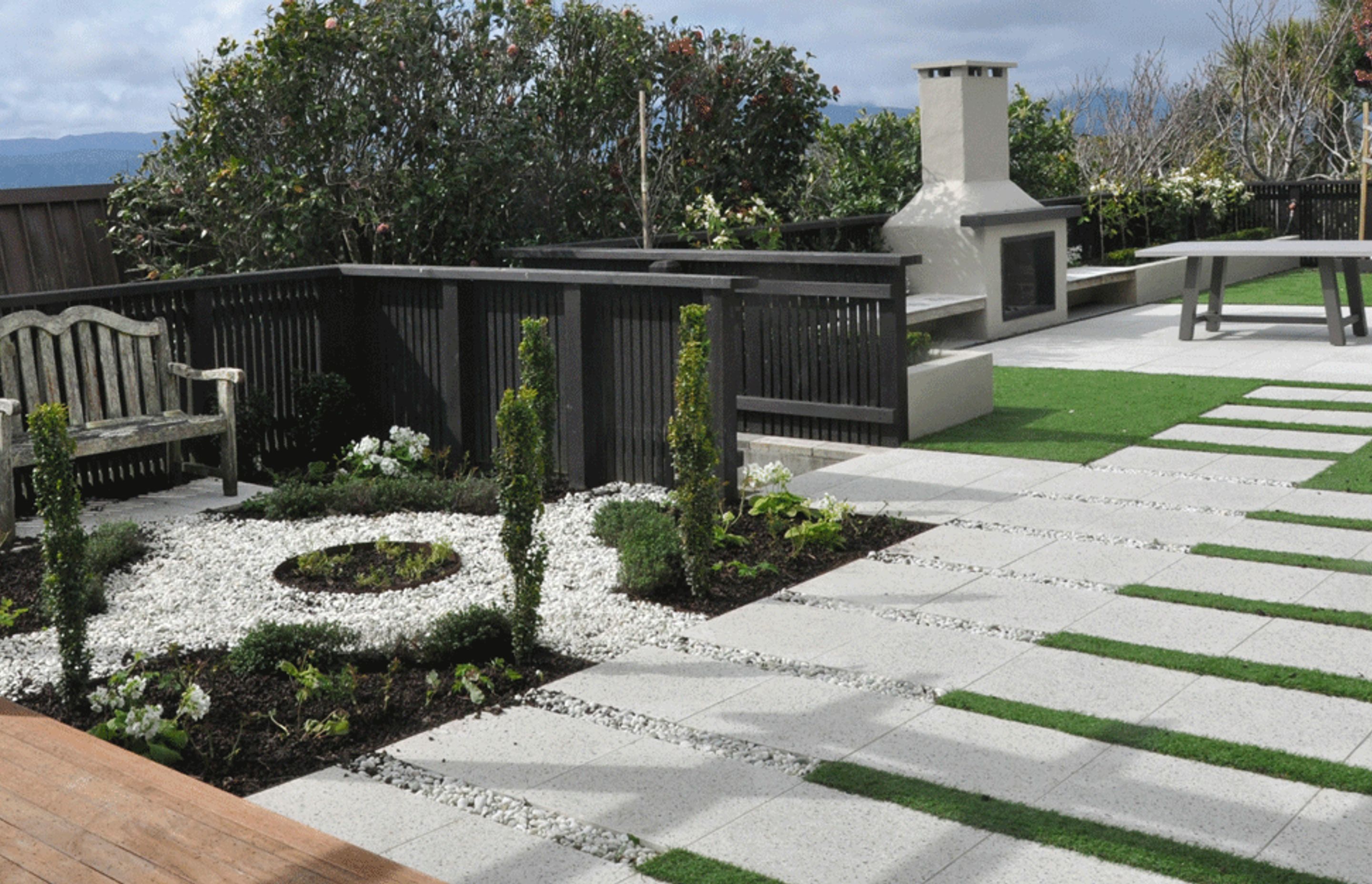 Wadestown property - Horizon International Terrazzo Veneto and Basalt stone.