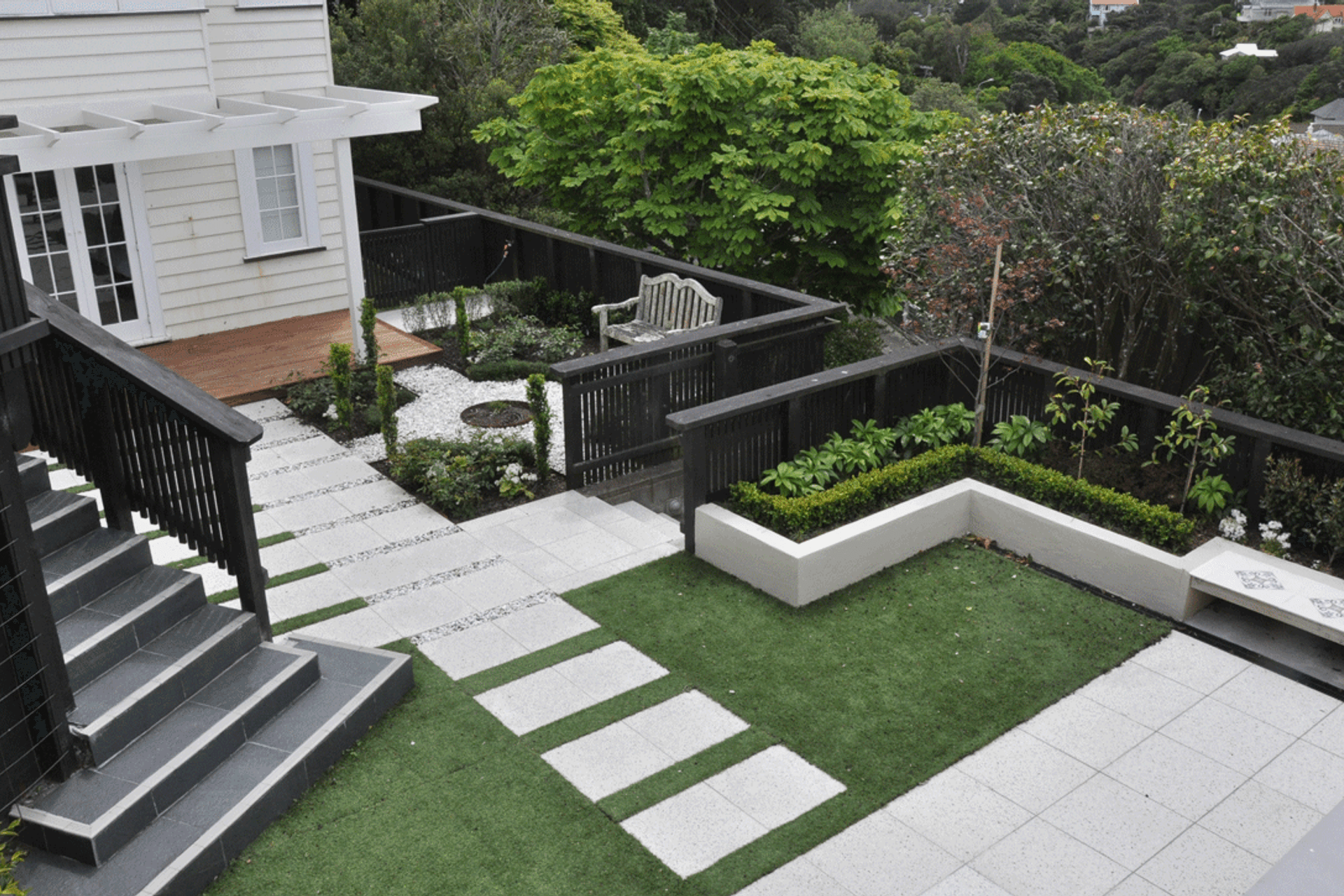 Wadestown property - Horizon International Terrazzo Veneto and Basalt stone.