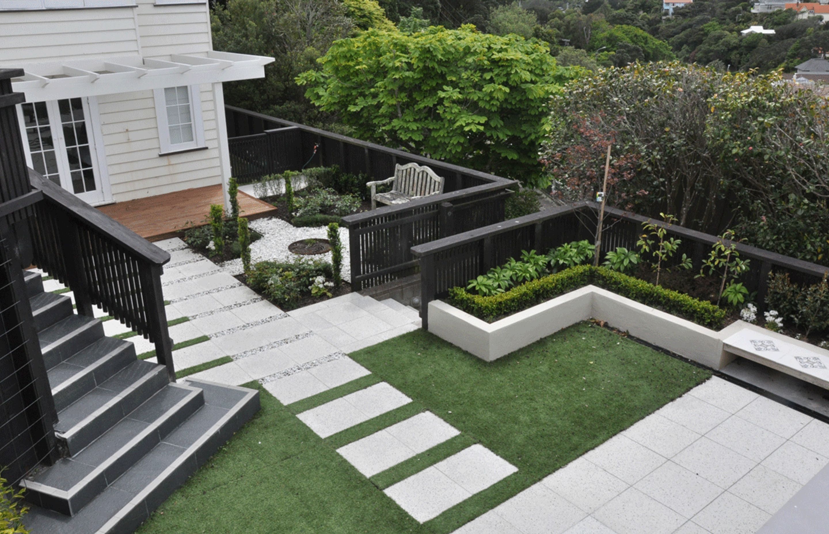 Wadestown property - Horizon International Terrazzo Veneto and Basalt stone.