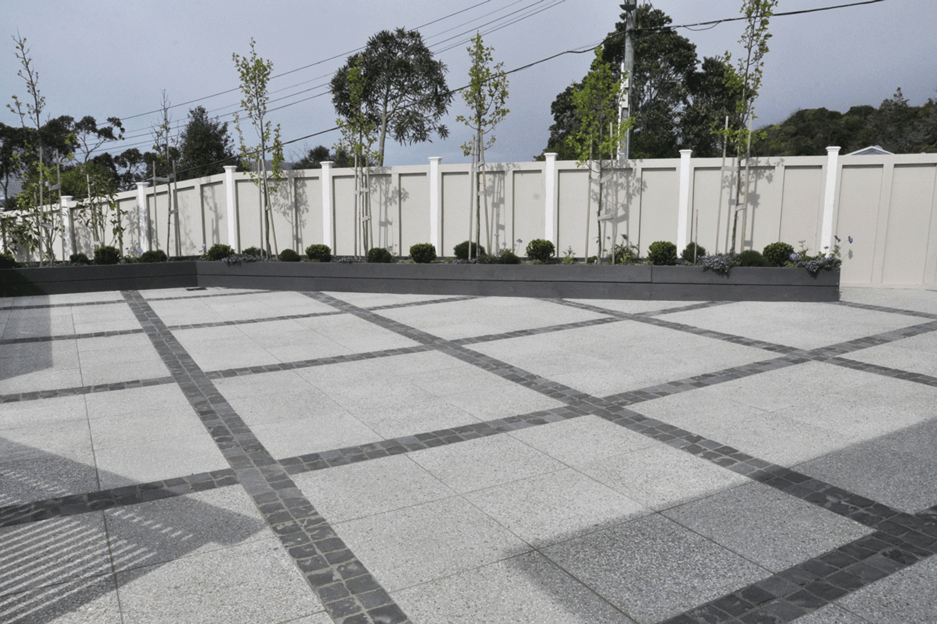 Wadestown property - Horizon International Terrazzo Veneto and Basalt stone.