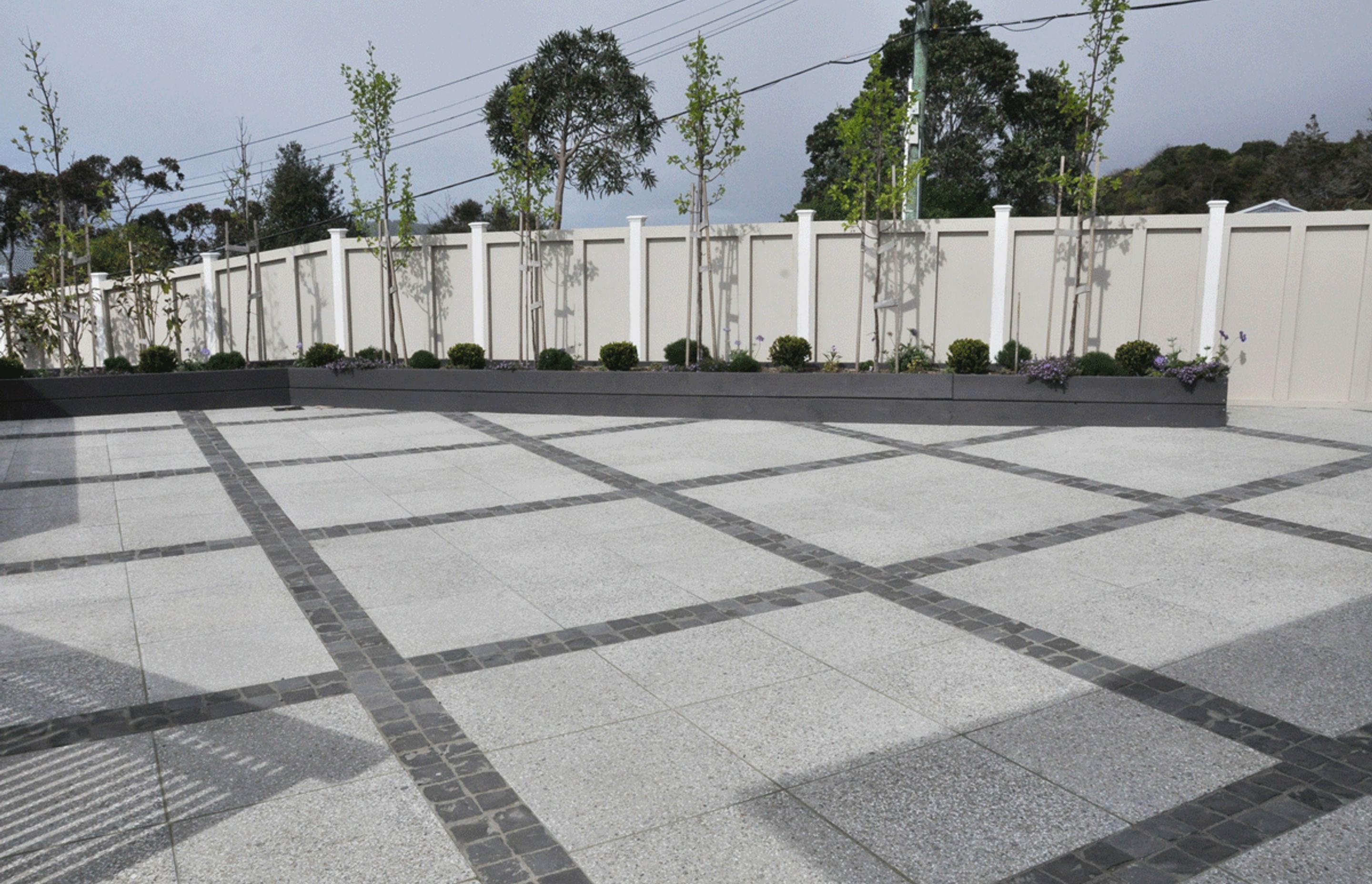 Wadestown property - Horizon International Terrazzo Veneto and Basalt stone.