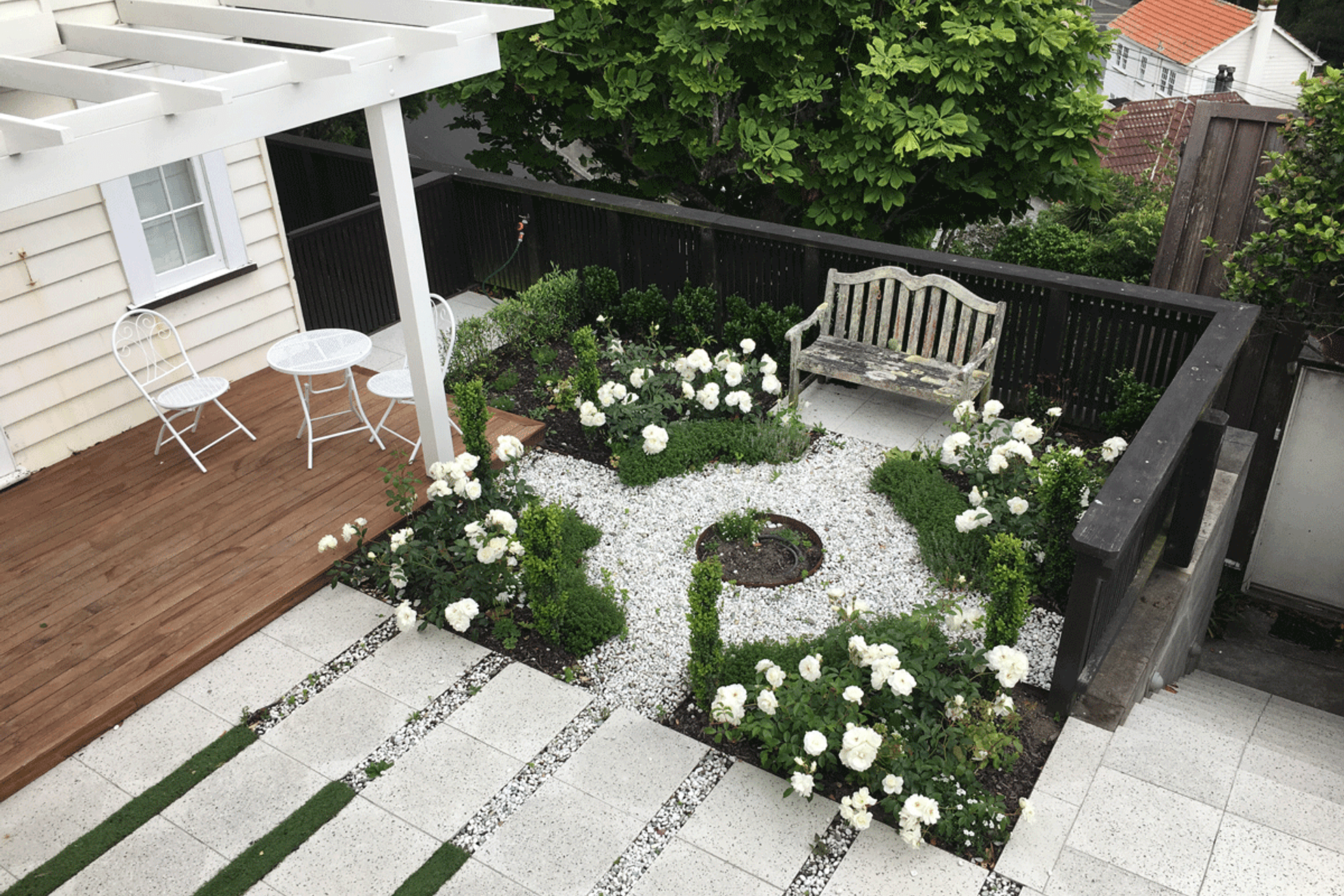 Wadestown property - Horizon International Terrazzo Veneto and Basalt stone.