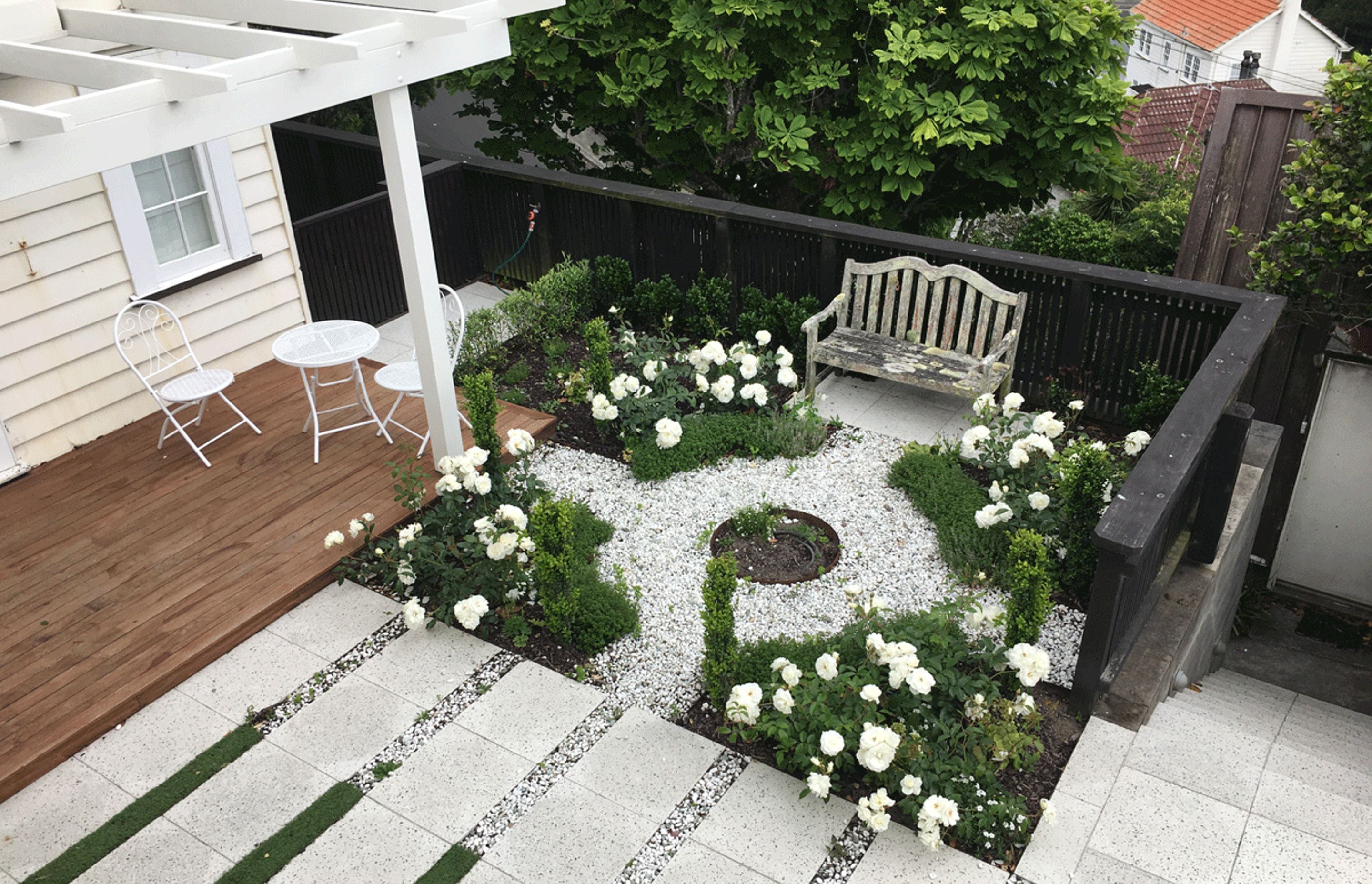 Wadestown property - Horizon International Terrazzo Veneto and Basalt stone.