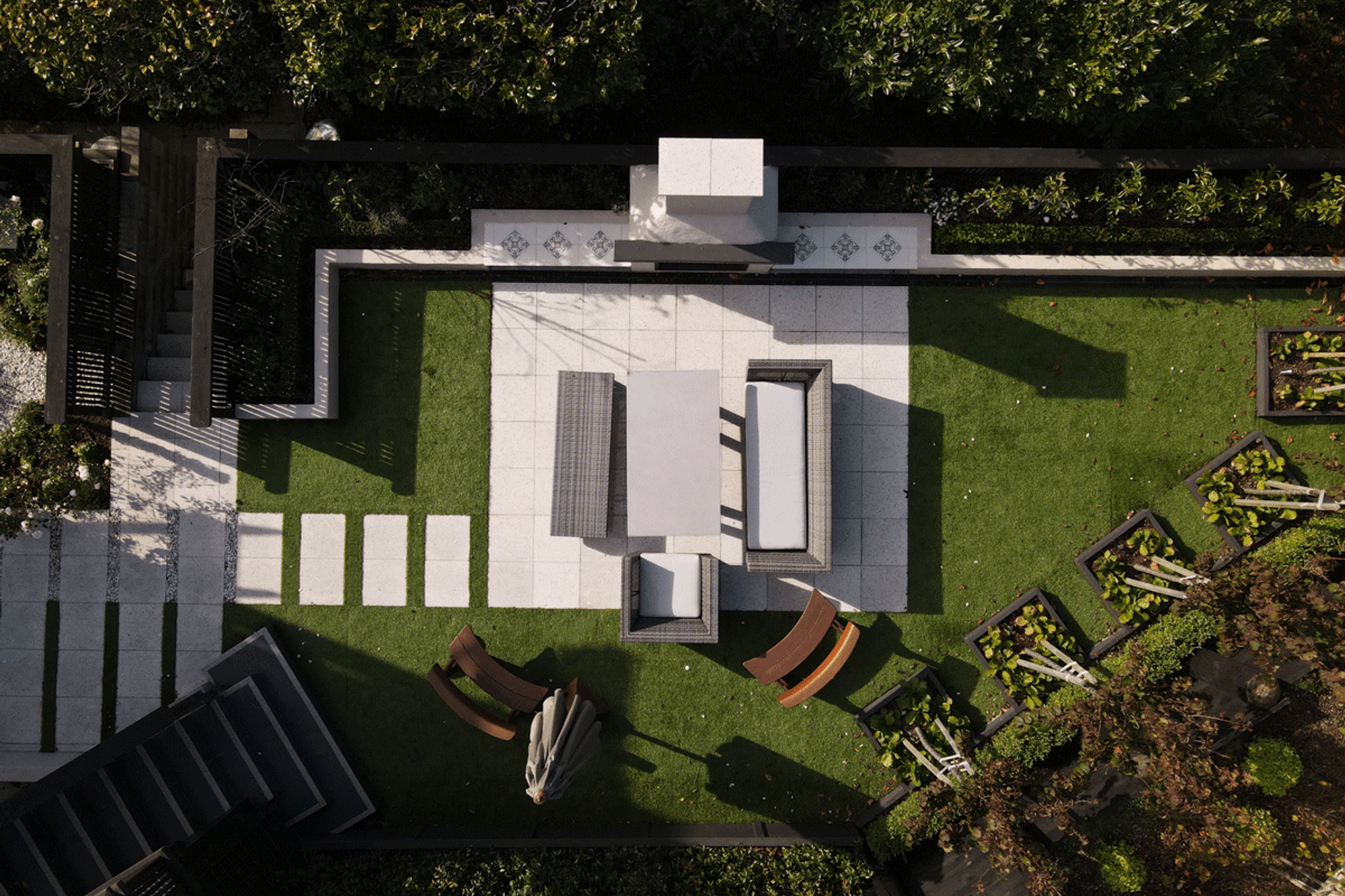 Wadestown property - Horizon International Terrazzo Veneto and Basalt stone.