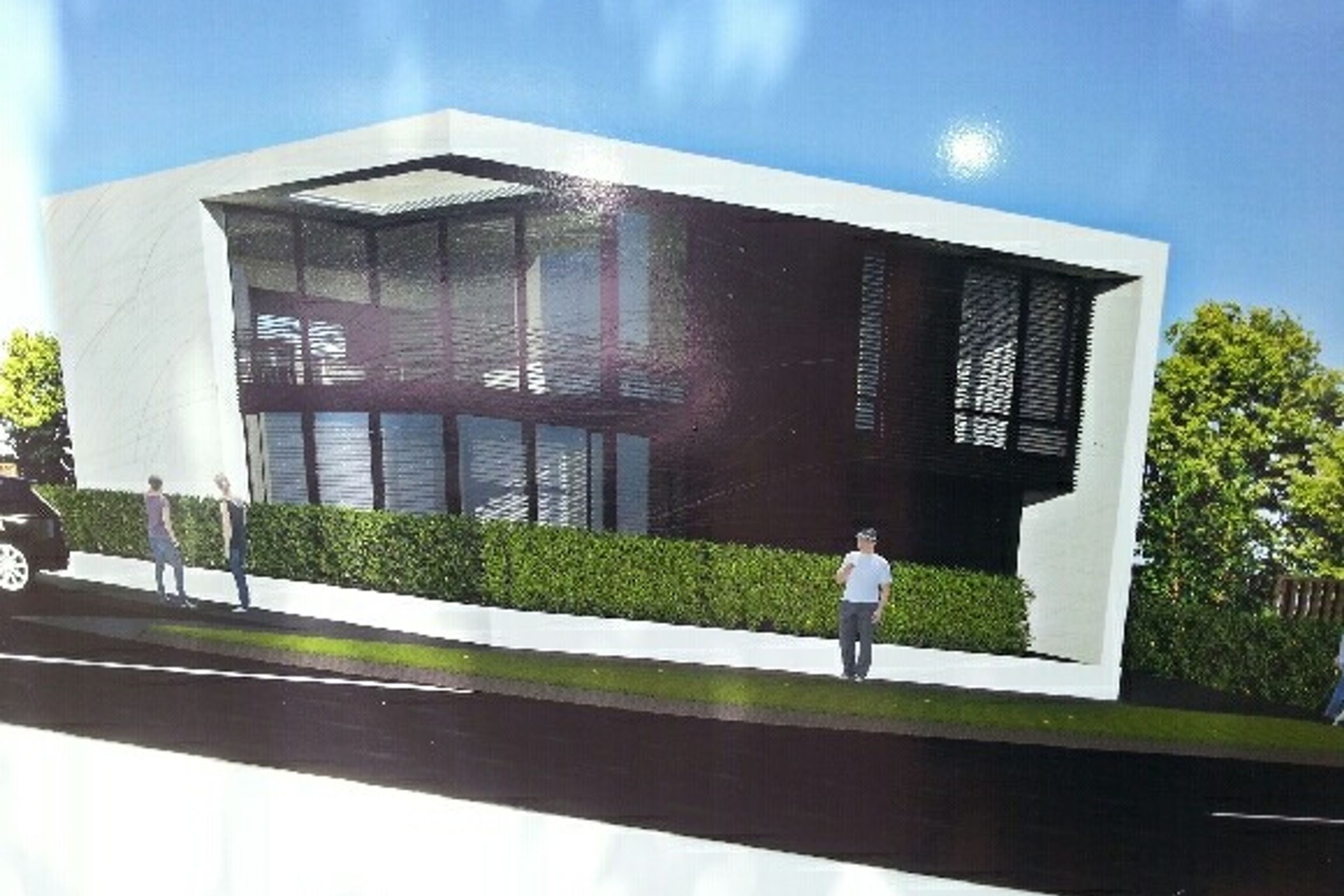 The architect's vision for this new build on a busy corner site in Auckland's St Heliers,