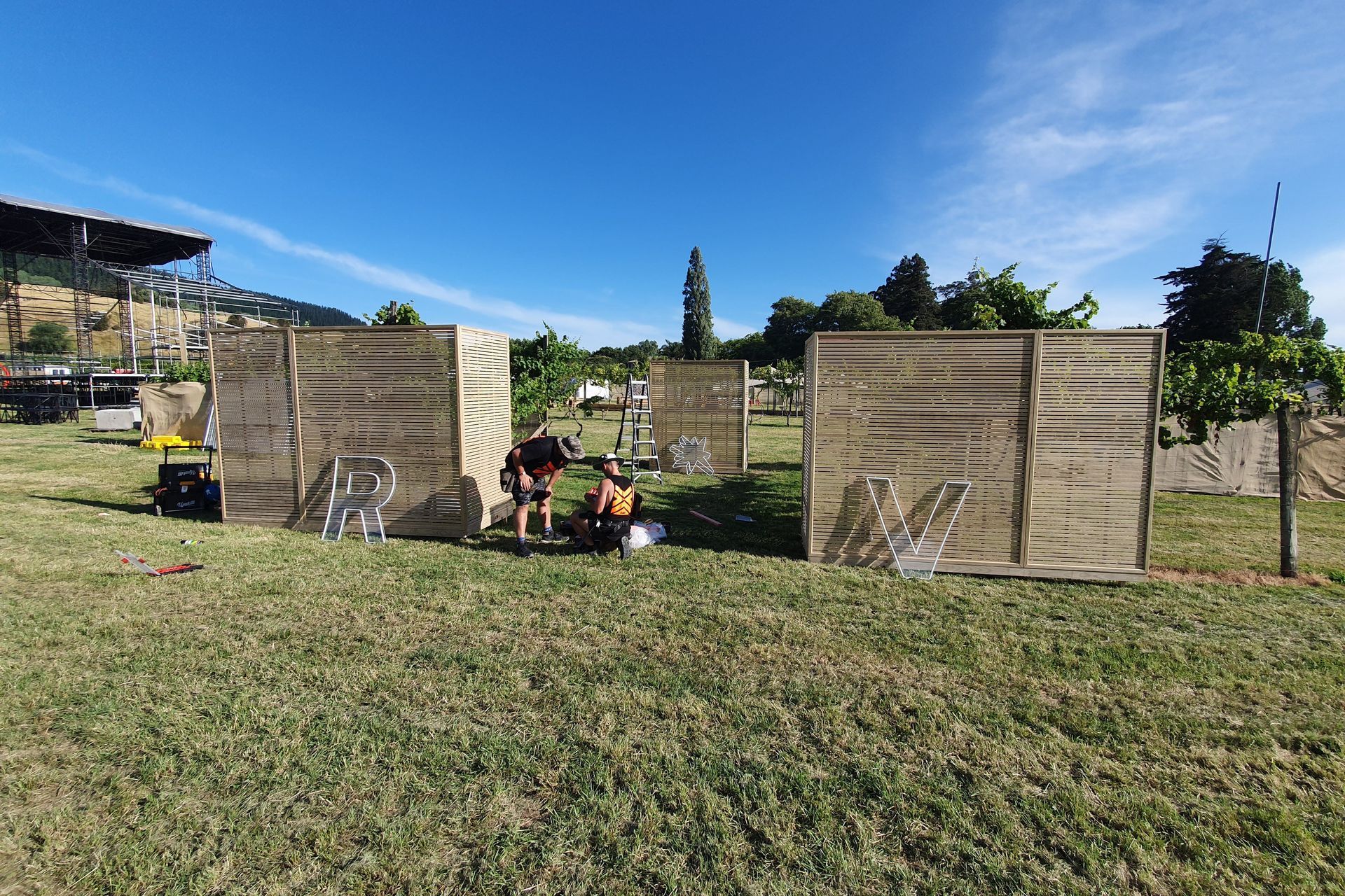 Rhythm & Vines VIP section