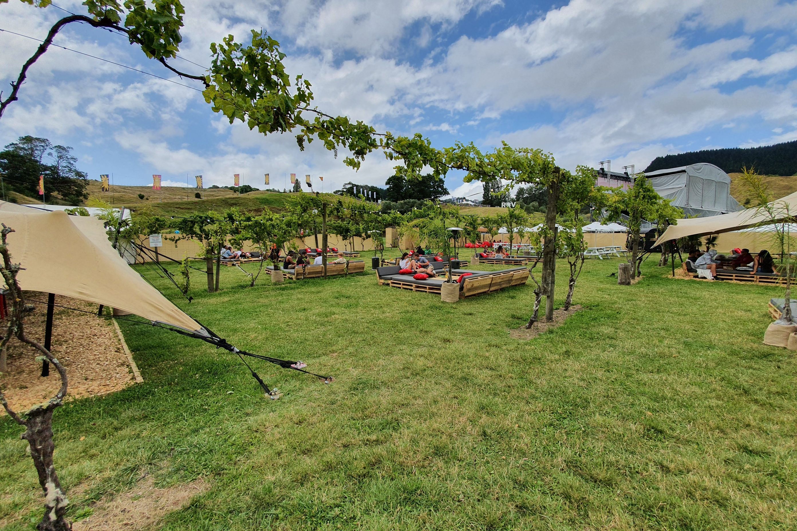 Rhythm &amp; Vines VIP section
