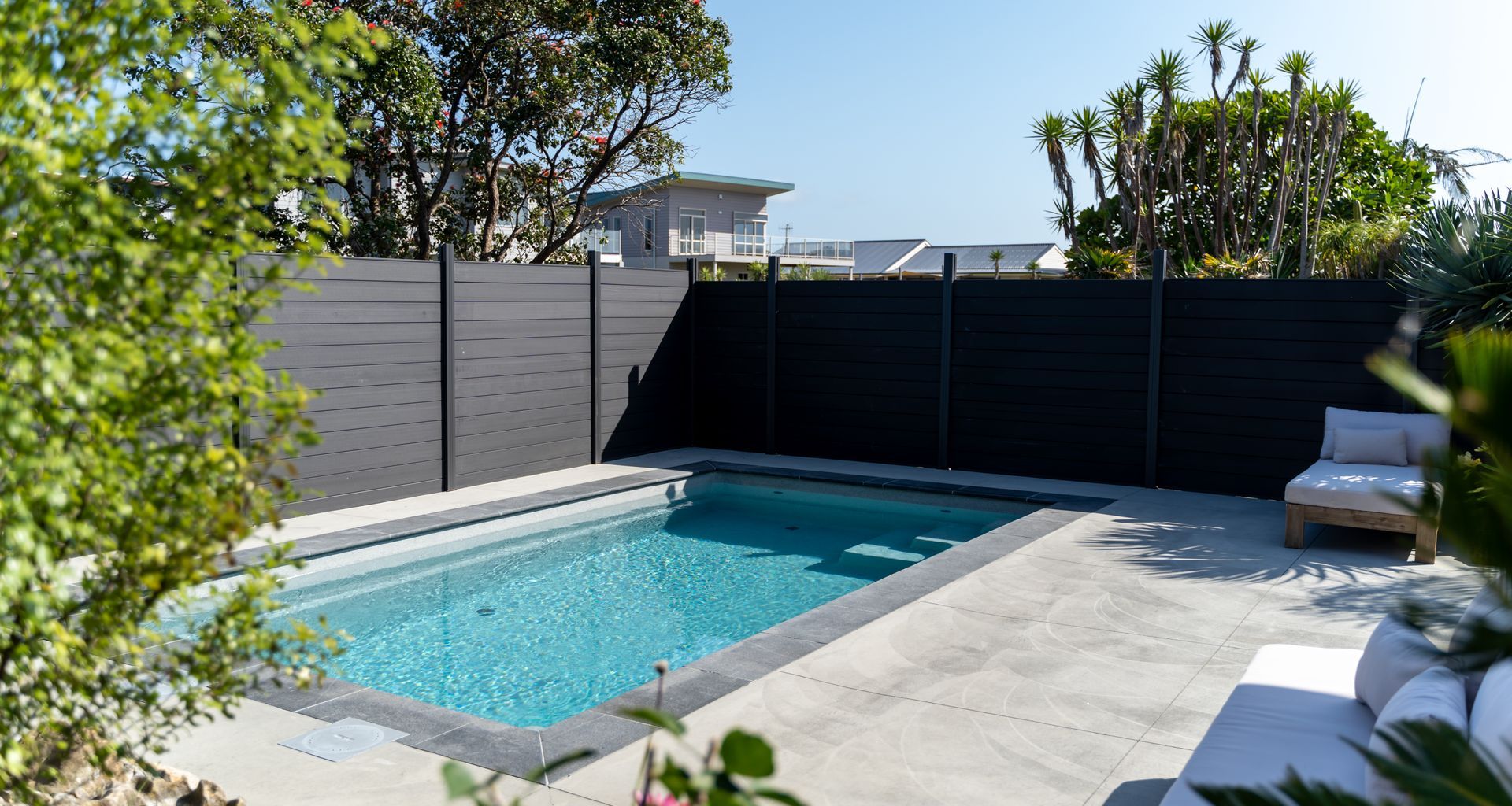 Location: Bream Bay Shape: Sanctuary Size: 6m x4.2m Colour: Quartz