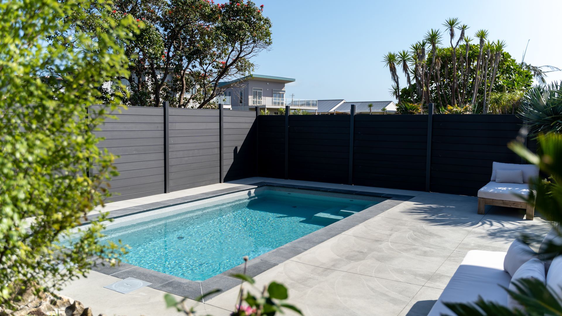 Location: Bream Bay Shape: Sanctuary Size: 6m x4.2m Colour: Quartz