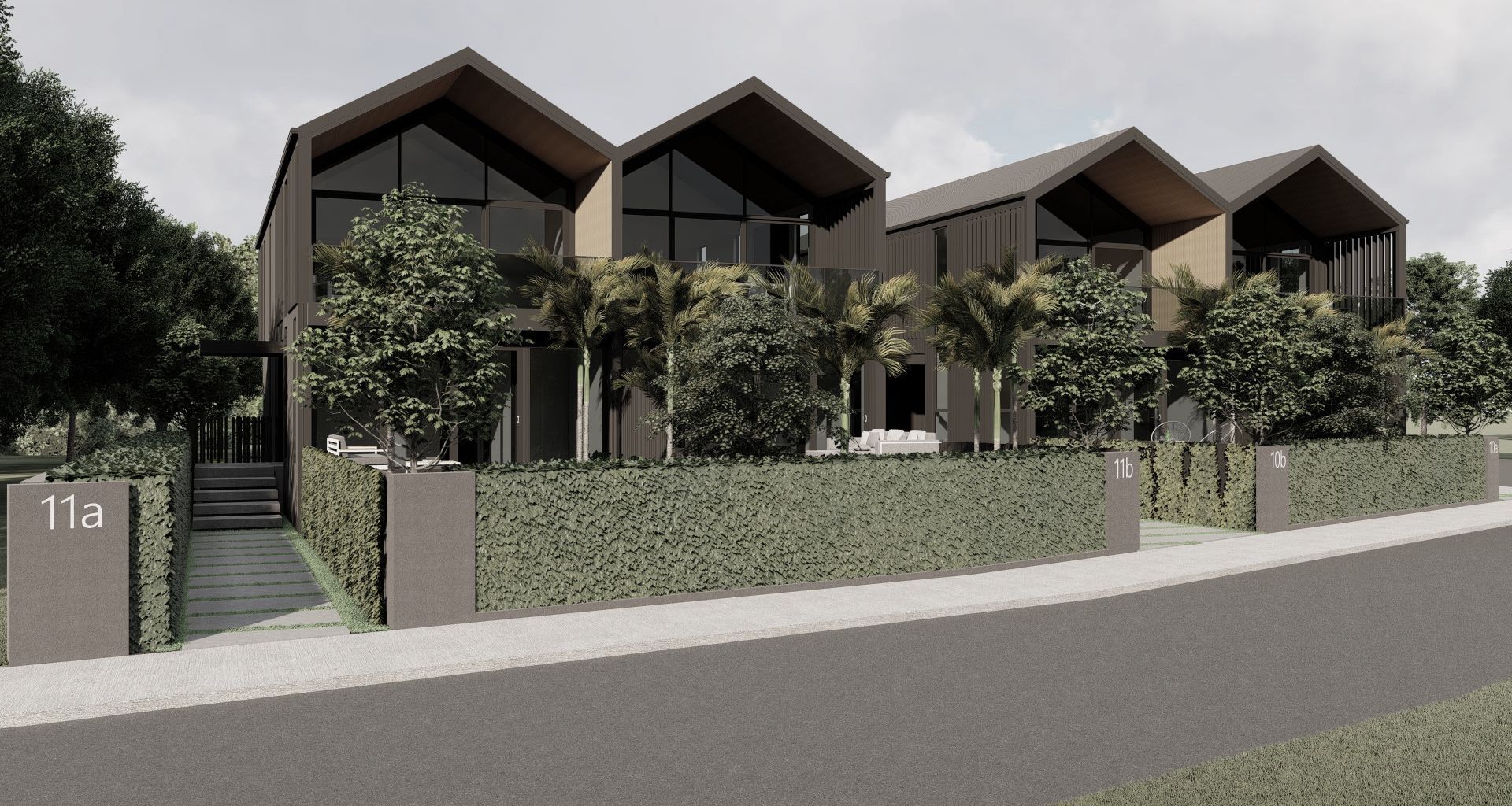 Ajax Townhouses, Nelson banner