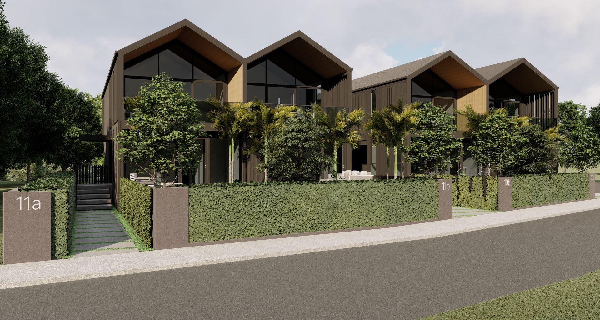Ajax Townhouses, Nelson banner