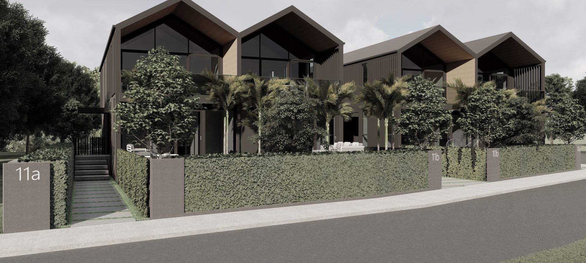 Ajax Townhouses, Nelson banner